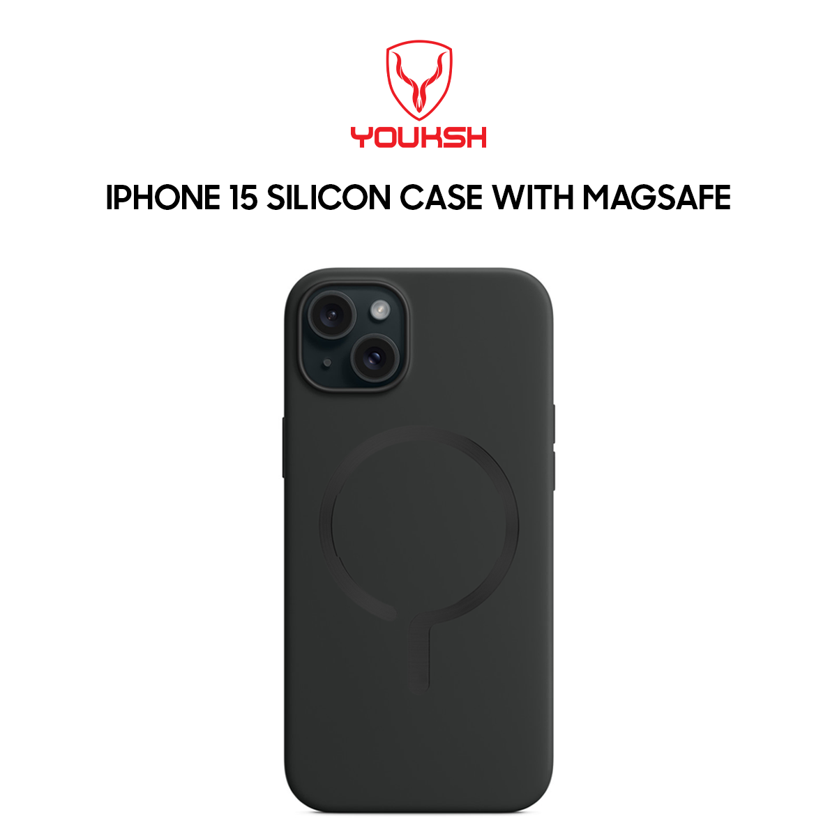 Premium Apple iPhone 15 Soft Silicon Case with MagSafe - Lahore Mobile Case 2