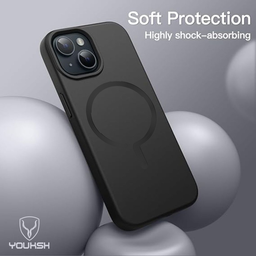Premium Apple iPhone 15 Soft Silicon Case with MagSafe - Lahore Mobile Case 3
