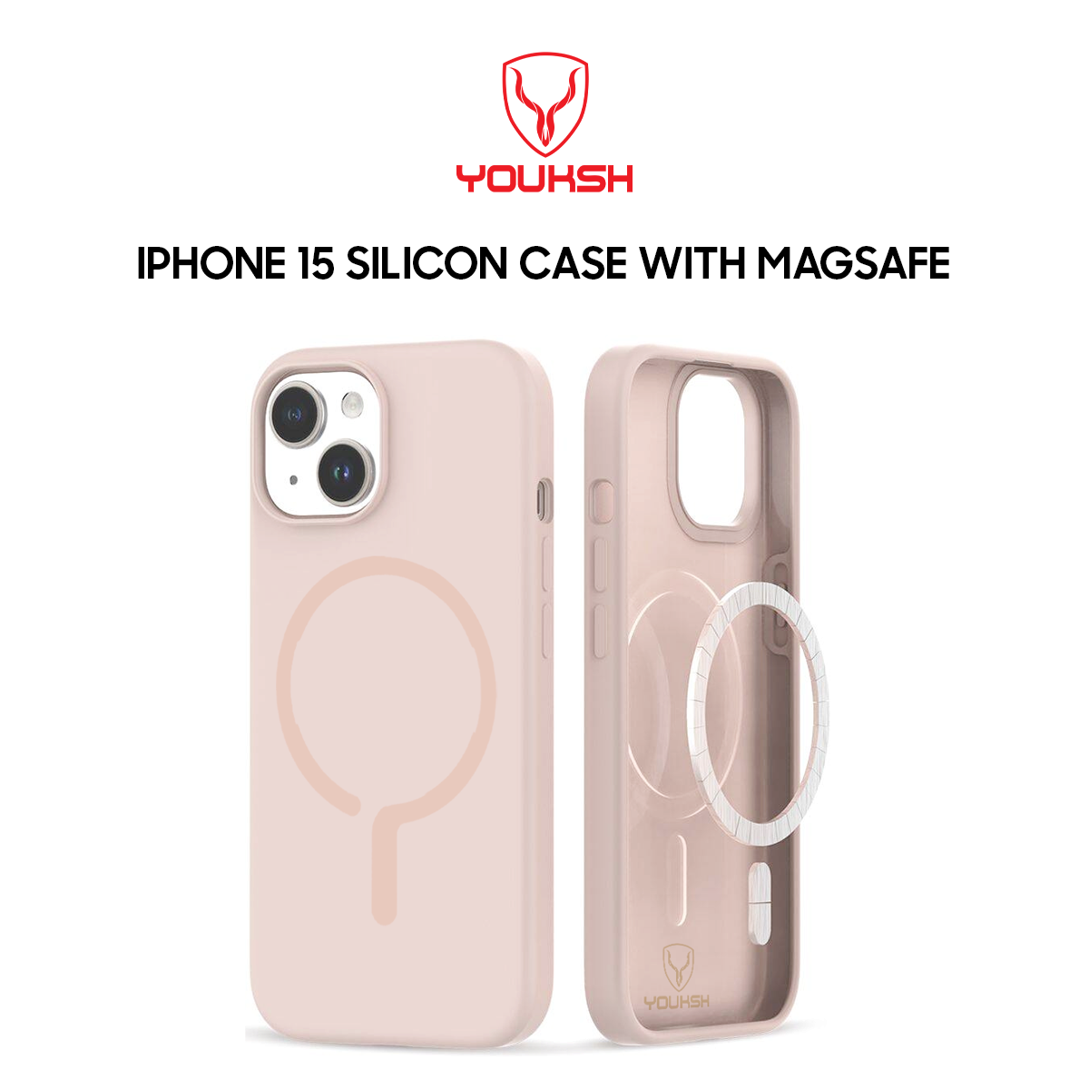 Premium Apple iPhone 15 Soft Silicon Case with MagSafe - Lahore Mobile Case 7