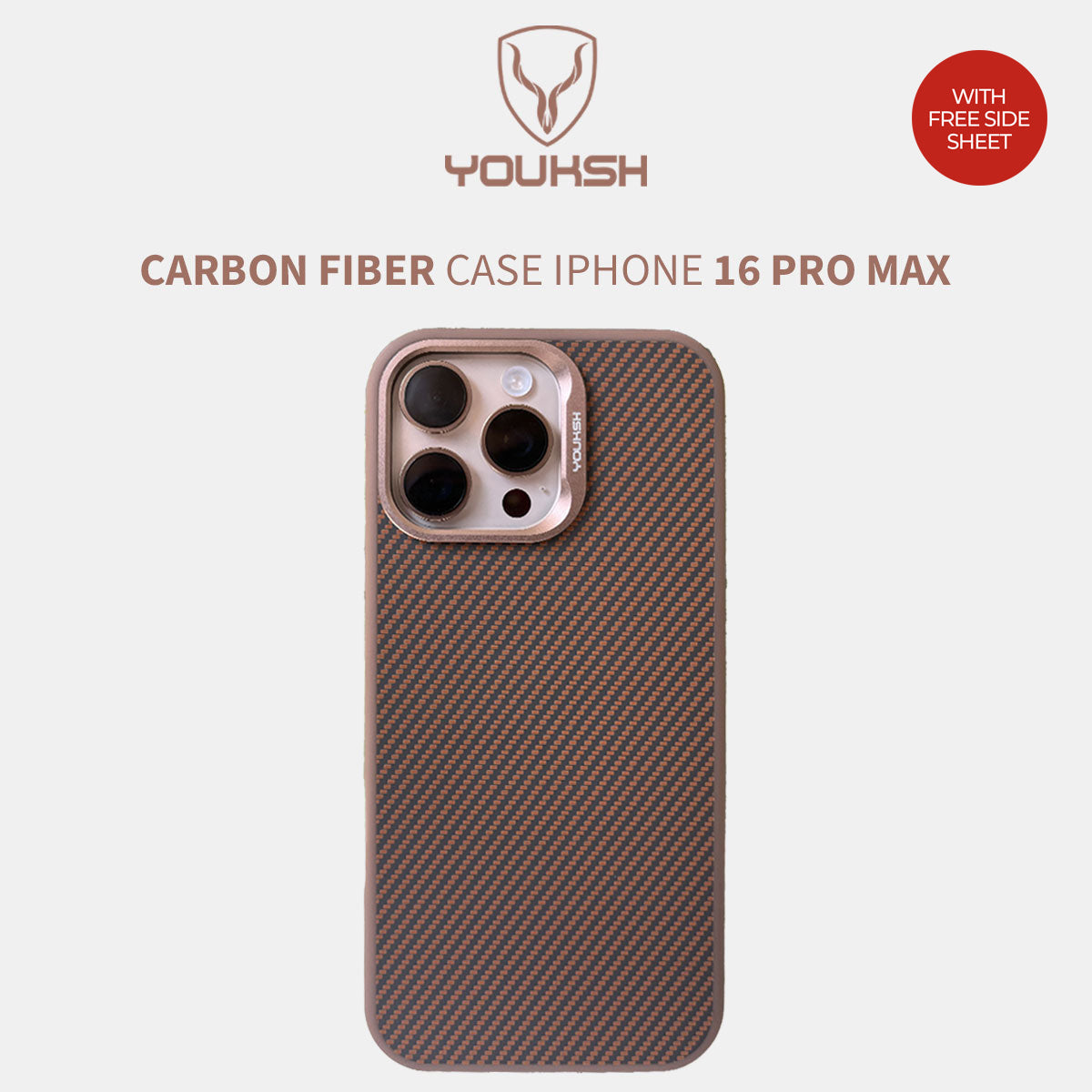 Elite Apple iPhone 16 Pro Max Carbon Fiber Case - Lahore Mobile Case