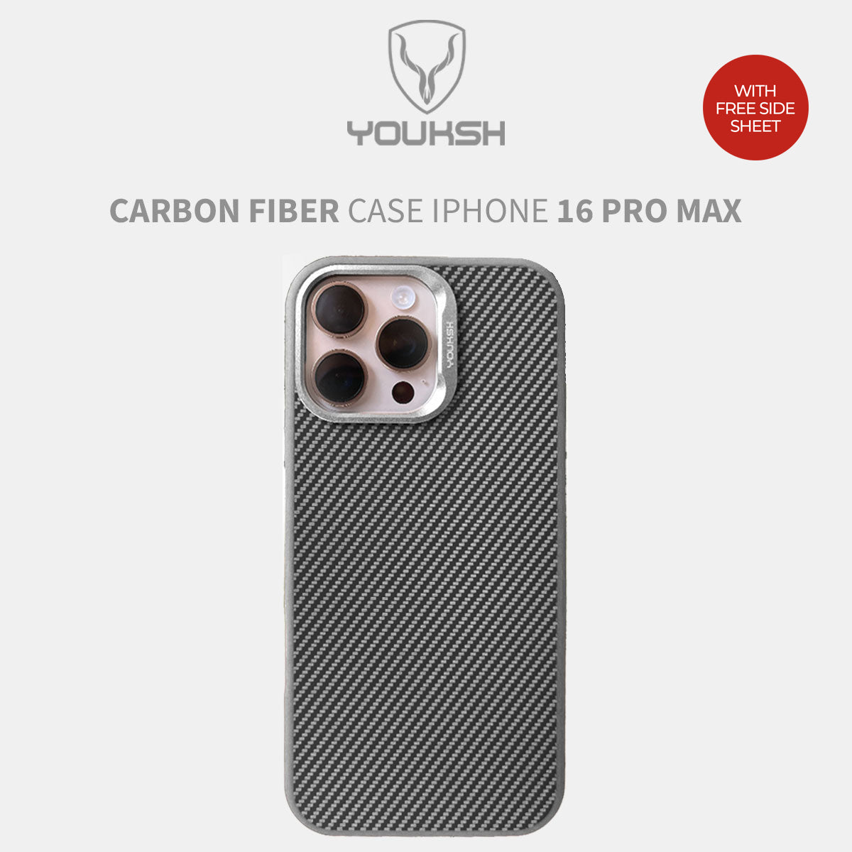 Elite Apple iPhone 16 Pro Max Carbon Fiber Case - Lahore Mobile Case 2