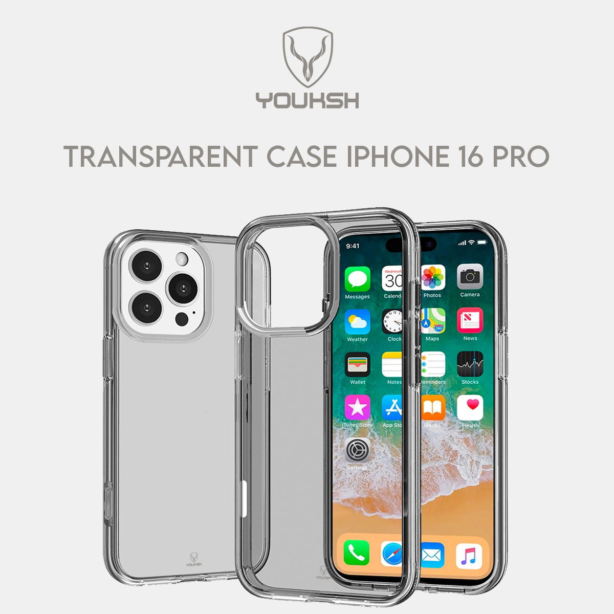 Luxury Apple iPhone 16 Pro Transparent Case - Lahore Mobile Case 3