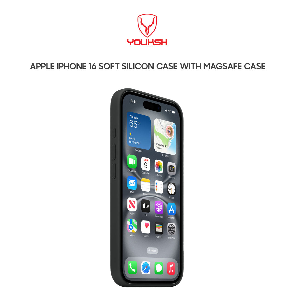 Luxury Apple iPhone 16 Soft Silicon Case with MagSafe - Lahore Mobile Case 3