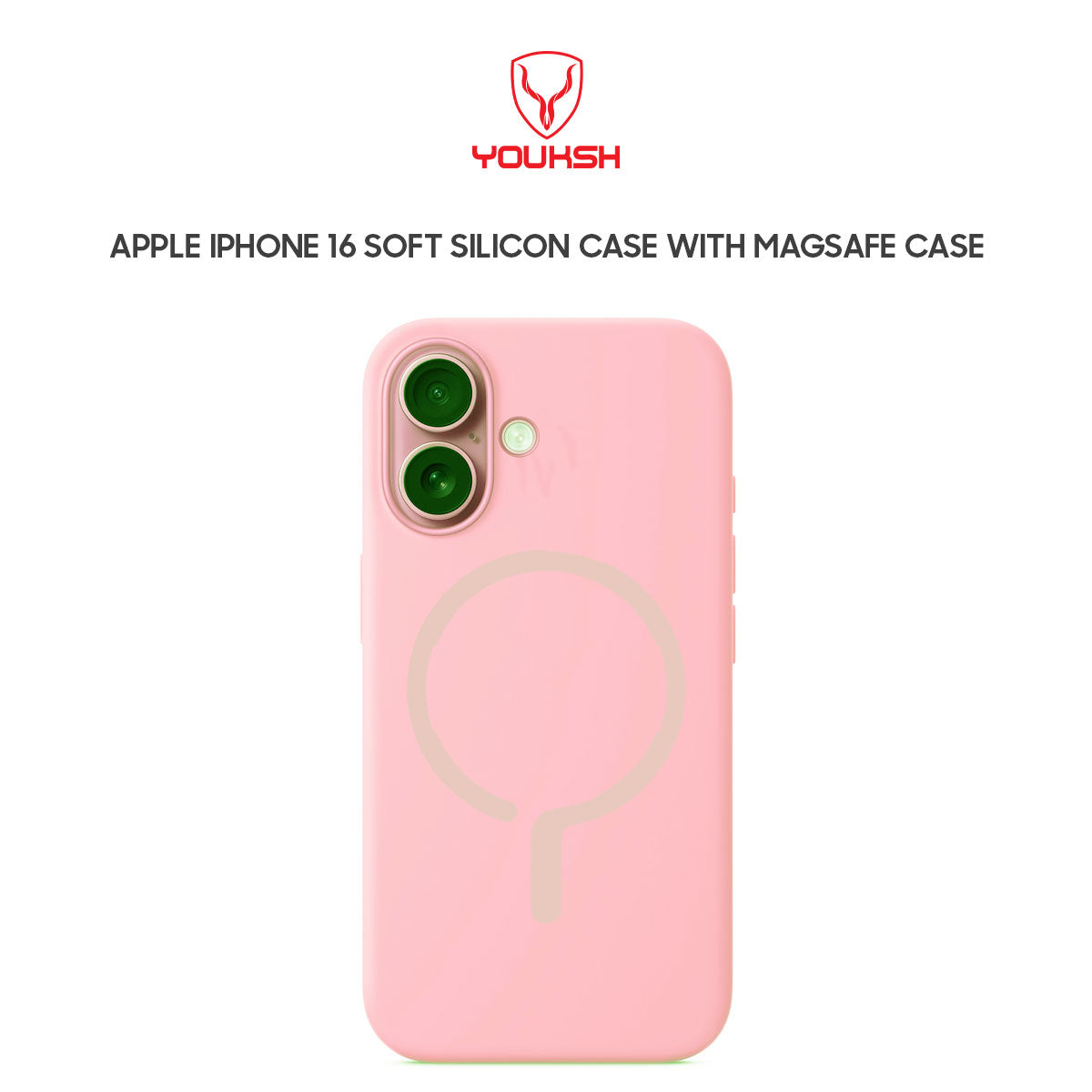 Luxury Apple iPhone 16 Soft Silicon Case with MagSafe - Lahore Mobile Case 4
