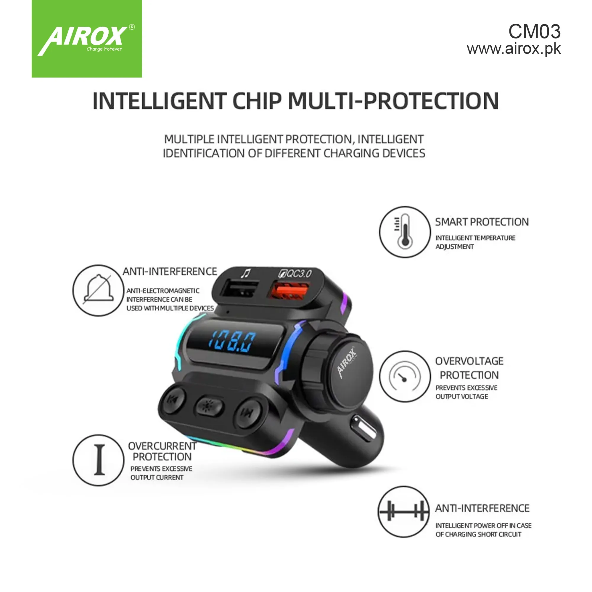 Airox CM03: 20W PD Fast-Charging Modular Car Component 3