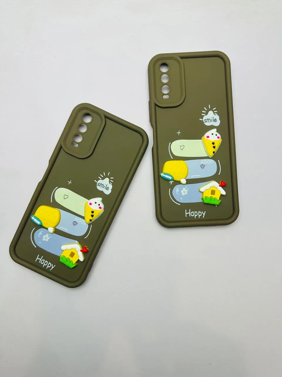 3D Doll Luxury Back Cover for Vivo Y20, Y12A, Y12S, Y20i, Y20S, Y20 2021 Soft Silicone Protective Case for Girls, Shock Absorption, Precise Cutouts, Cute and Stylish Design 6