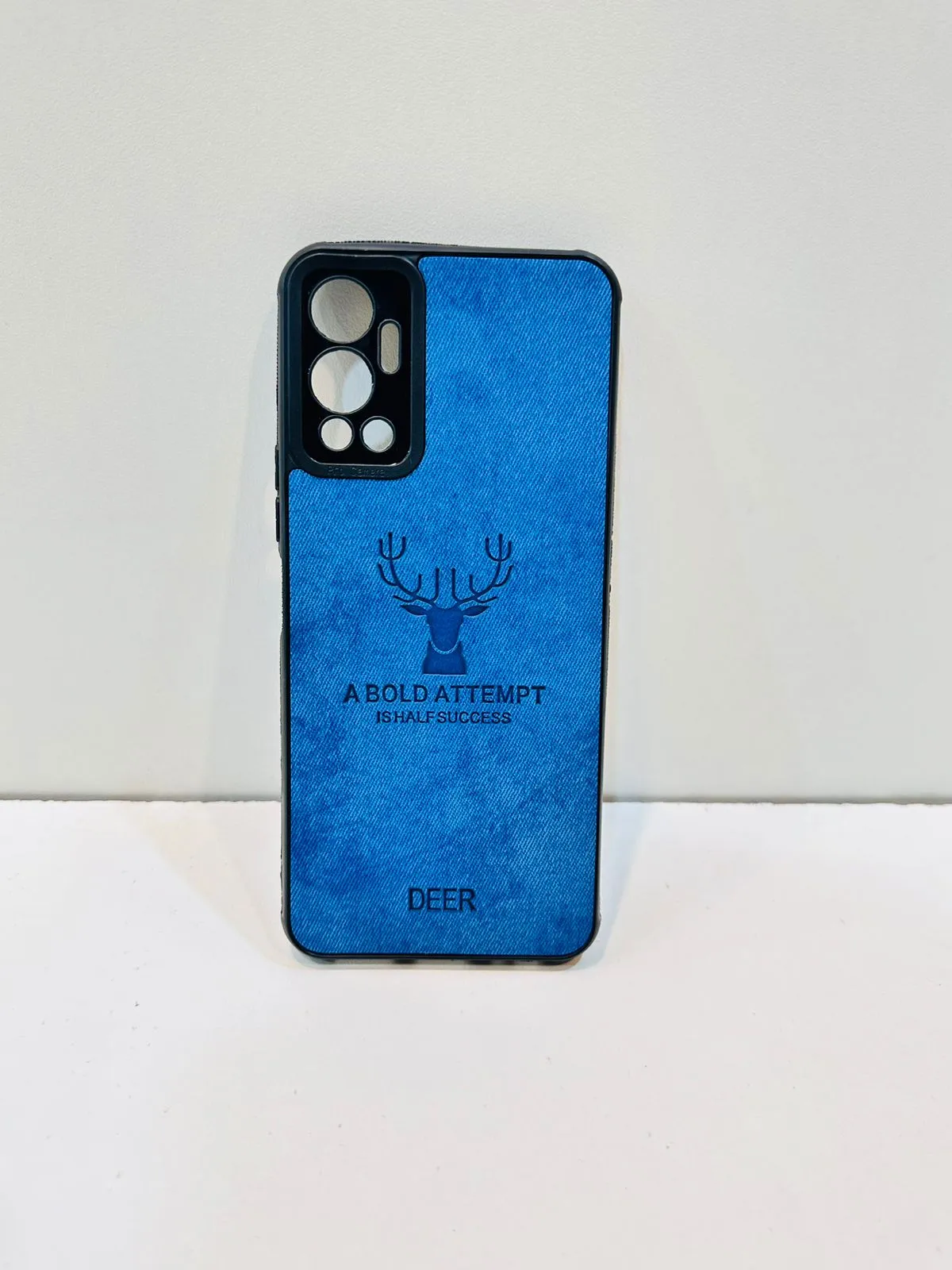 Infinix Hot 12 Hybrid Soft TPU Deer Pattern Leather Shockproof Case Cover Infinix Hot 12 Back Cover 3