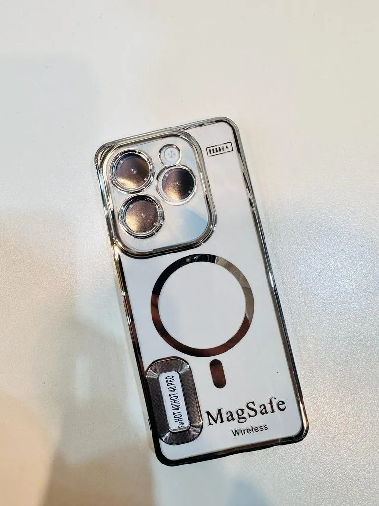 Luxury MagSafe Chrome Case for Infinix Hot 40 / 40 Pro 4