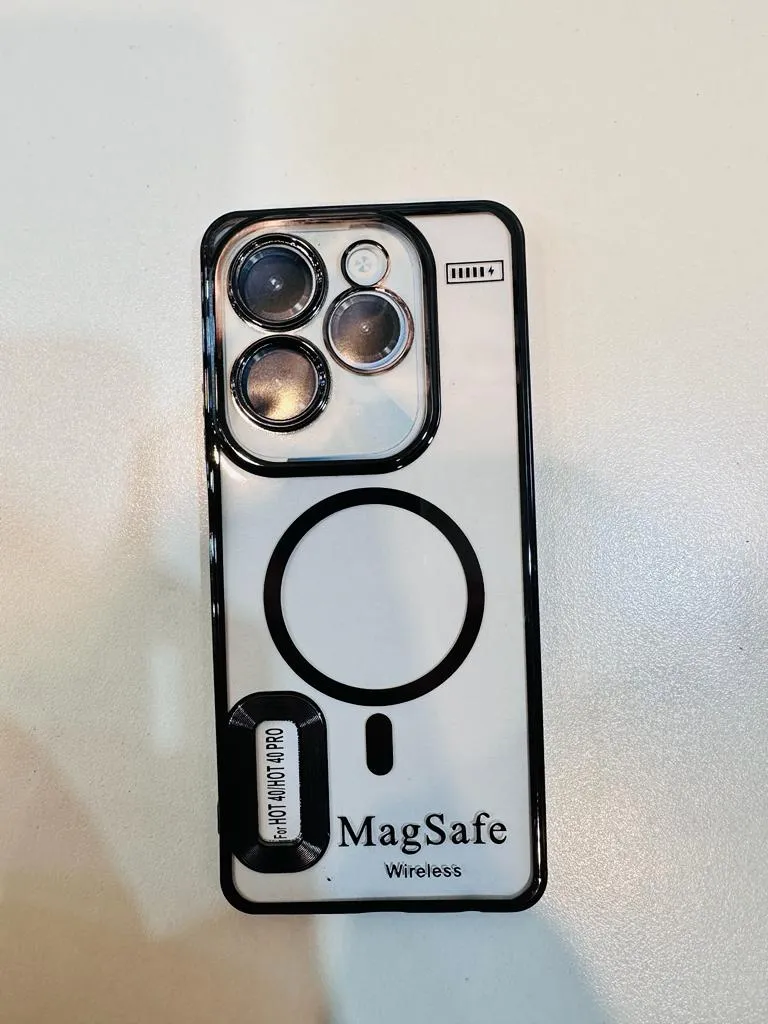 Luxury MagSafe Chrome Case for Infinix Hot 40 / 40 Pro 7