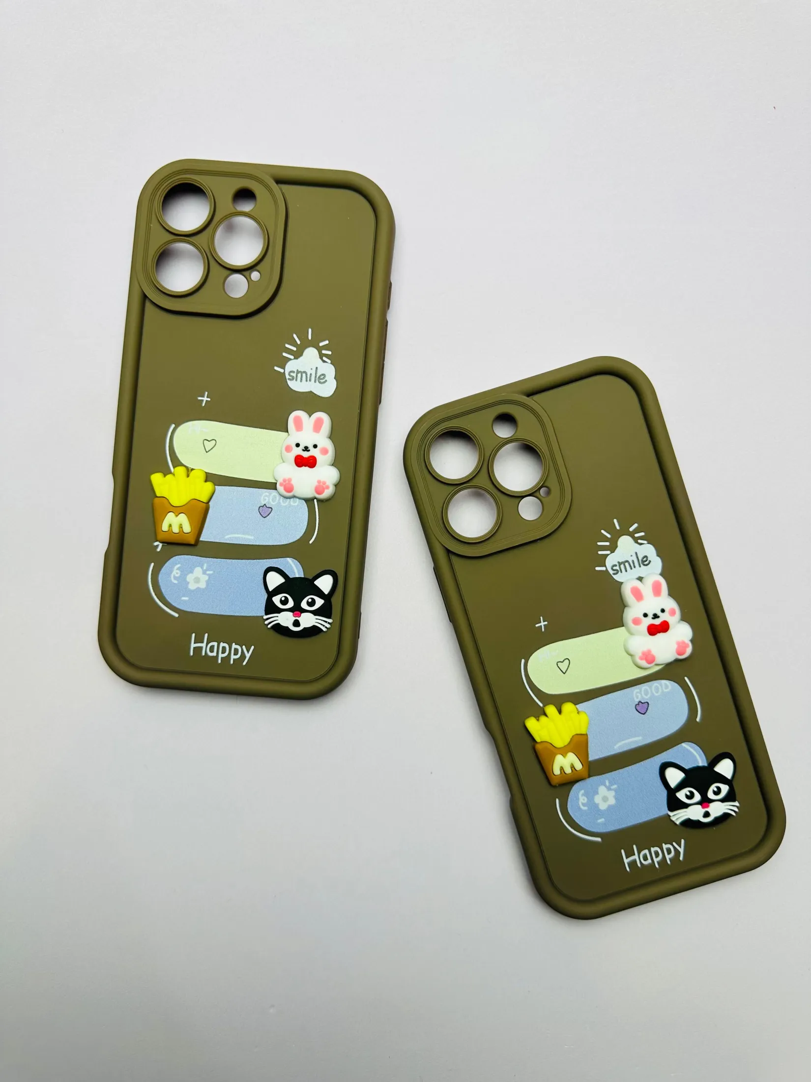 Iphone 16 Pro Girls Back Cover Luxerey Back Cover Creative Lovely 3D Doll -Iphone 16 Pro Dolls Case 7