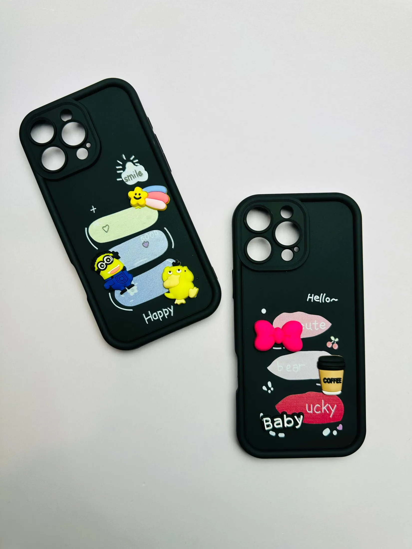 Iphone 16 Pro Girls Back Cover Luxerey Back Cover Creative Lovely 3D Doll -Iphone 16 Pro Dolls Case 8