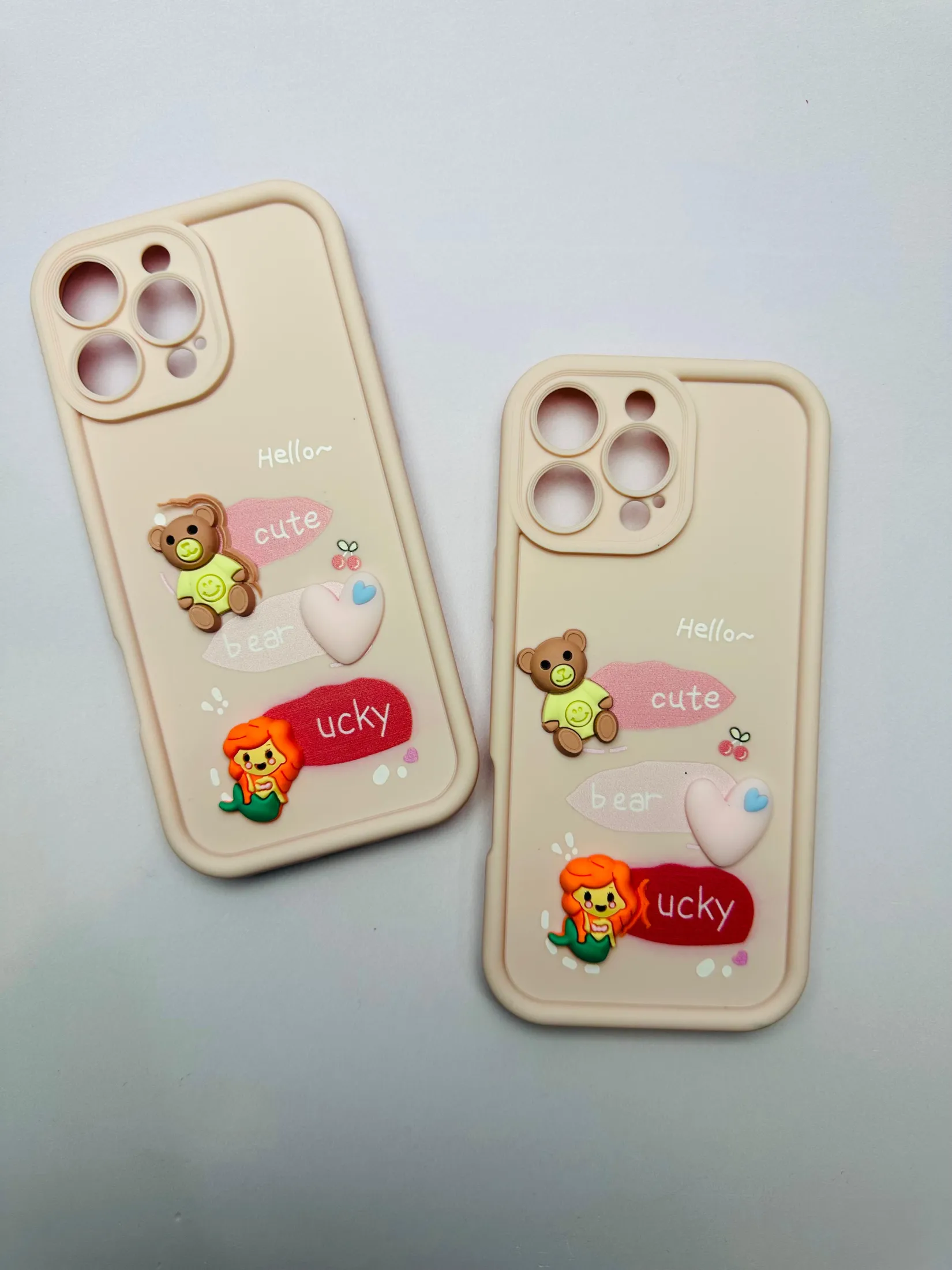 Iphone 16 Pro Max Girls Back Cover Luxerey Back Cover Creative Lovely 3D Doll -Iphone 16 Pro Max Dolls Case 5