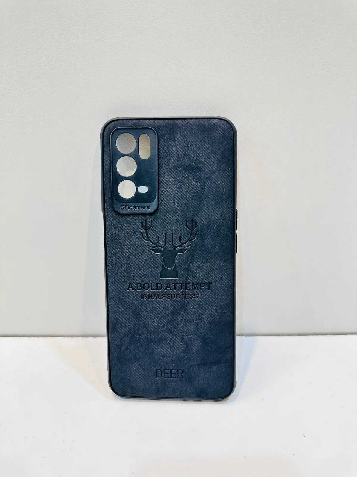 Oppo A16 Hybrid Soft TPU Deer Pattern Leather Shockproof Case Cover Oppo A16 Back Cover 3