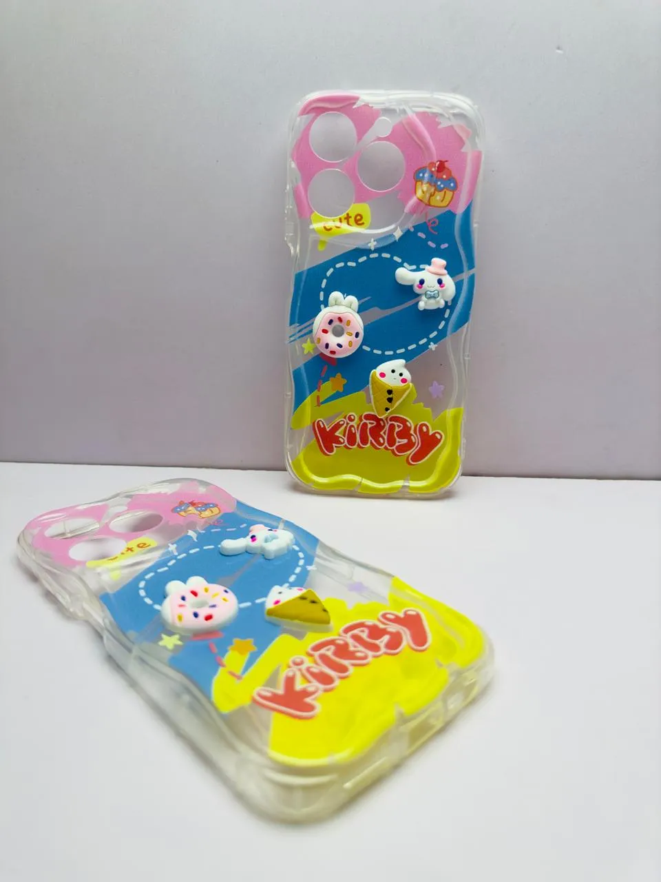 Realme C61 Back Cover Colorful Wavy Phone Cases Luxerey Back Cover Creative Lovely 3D Doll -Girls Back Cover 7