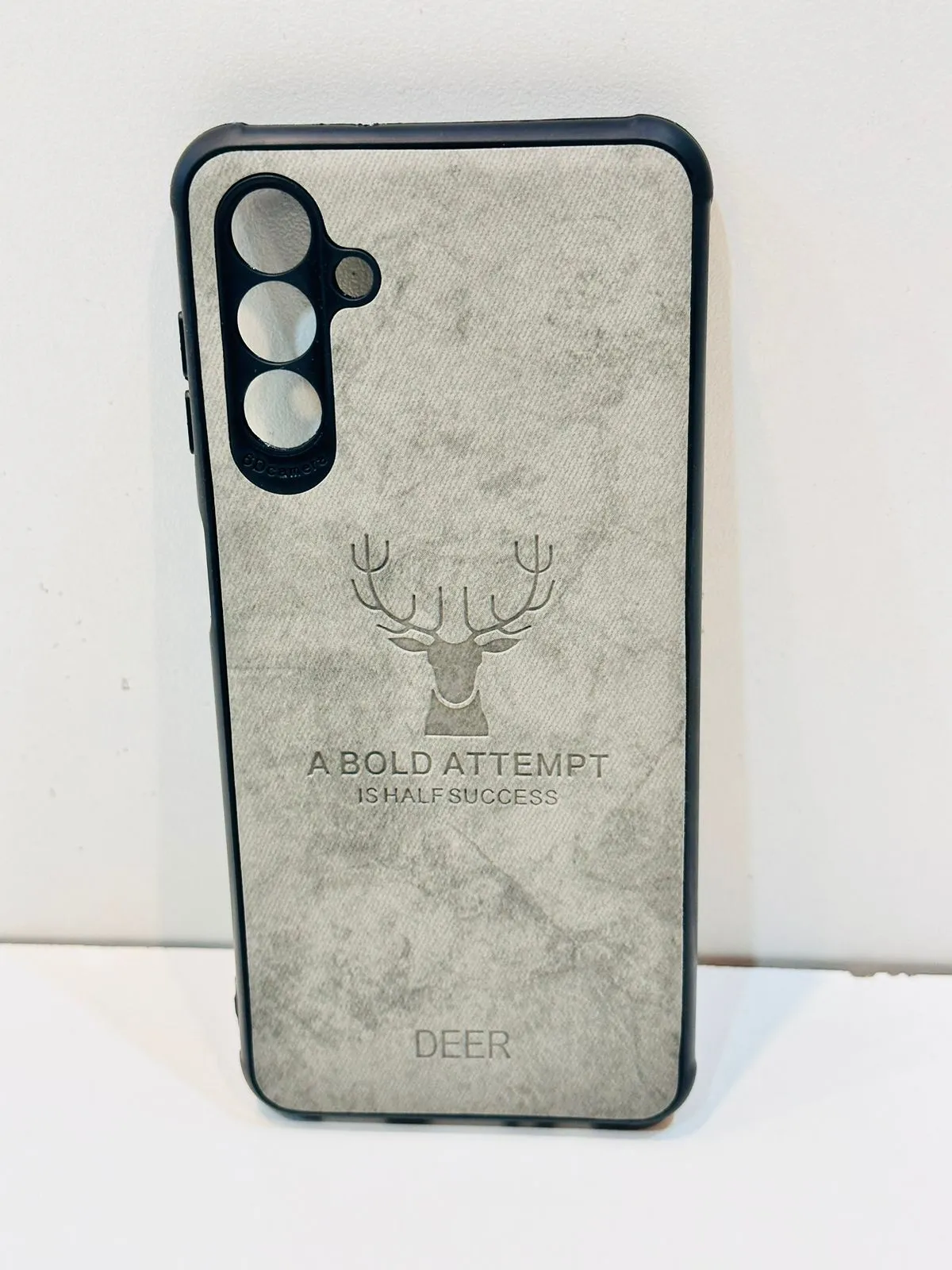 Samsung A04S Hybrid Soft TPU Deer Pattern Leather Shockproof Case Cover Samsung A04S Back Cover 4