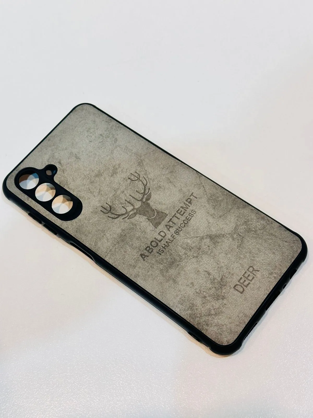 Samsung A04S Hybrid Soft TPU Deer Pattern Leather Shockproof Case Cover Samsung A04S Back Cover 5