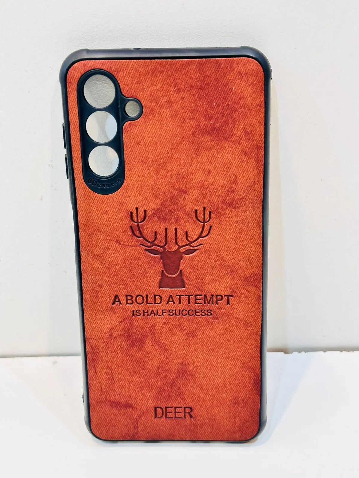 Samsung A04S Hybrid Soft TPU Deer Pattern Leather Shockproof Case Cover Samsung A04S Back Cover 6