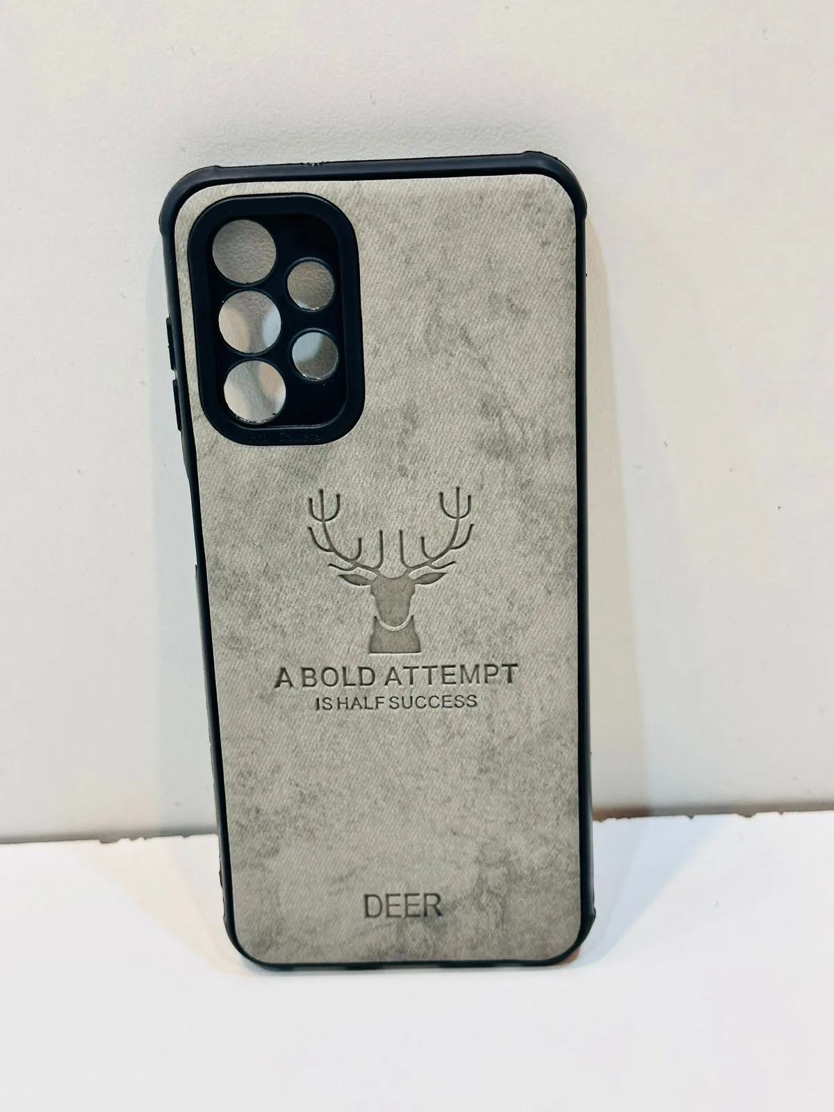 Samsung A13 Hybrid Soft TPU Deer Pattern Leather Shockproof Case Cover Samsung A13 Back Cover 2