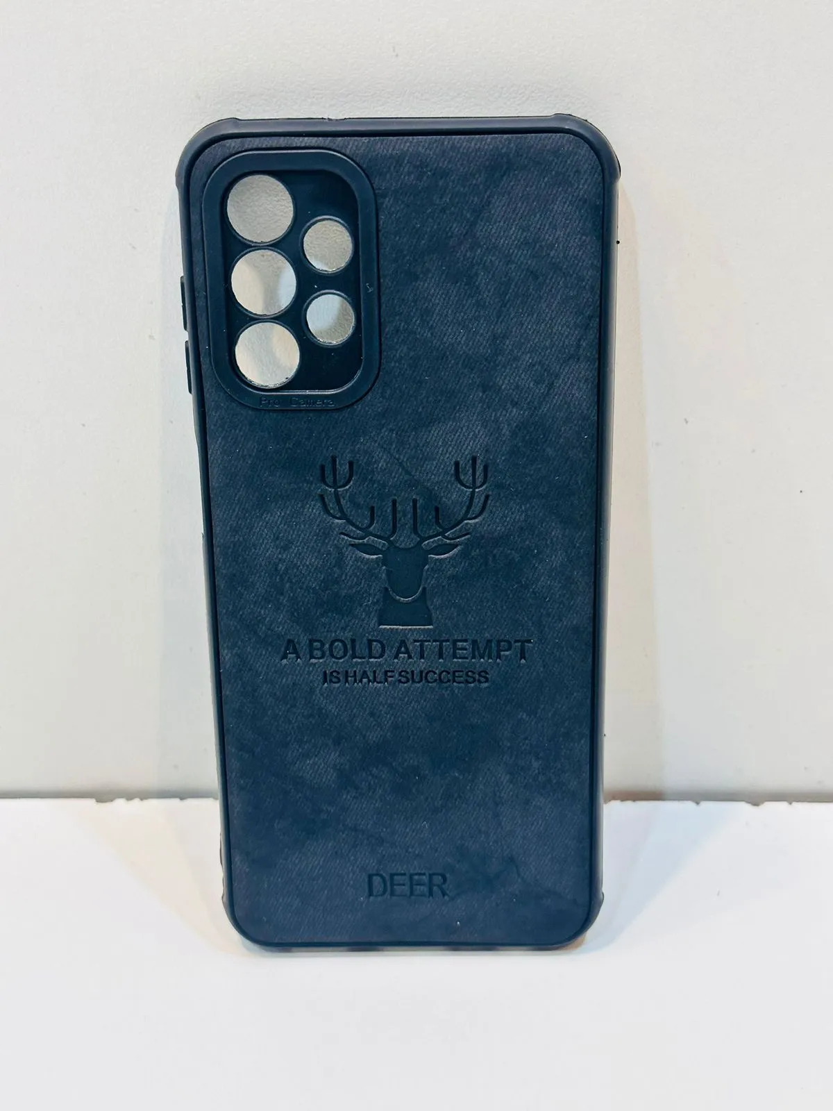 Samsung A13 Hybrid Soft TPU Deer Pattern Leather Shockproof Case Cover Samsung A13 Back Cover 4