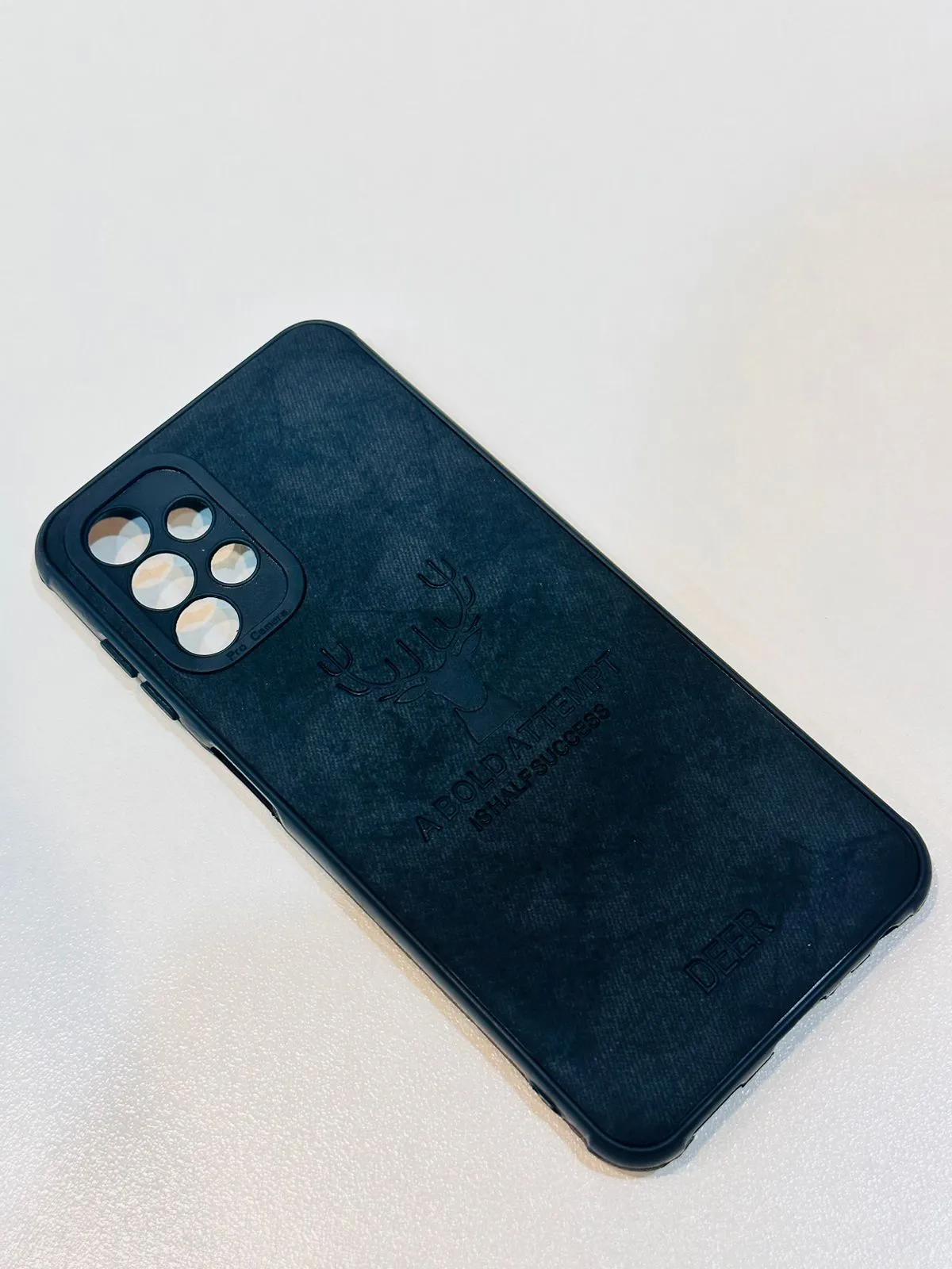 Samsung A13 Hybrid Soft TPU Deer Pattern Leather Shockproof Case Cover Samsung A13 Back Cover 5