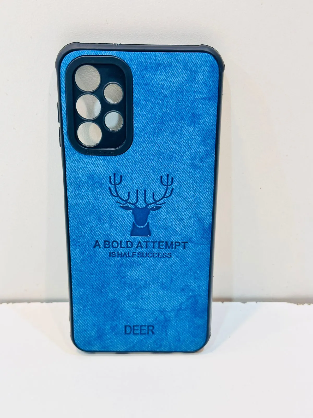 Samsung A13 Hybrid Soft TPU Deer Pattern Leather Shockproof Case Cover Samsung A13 Back Cover 6