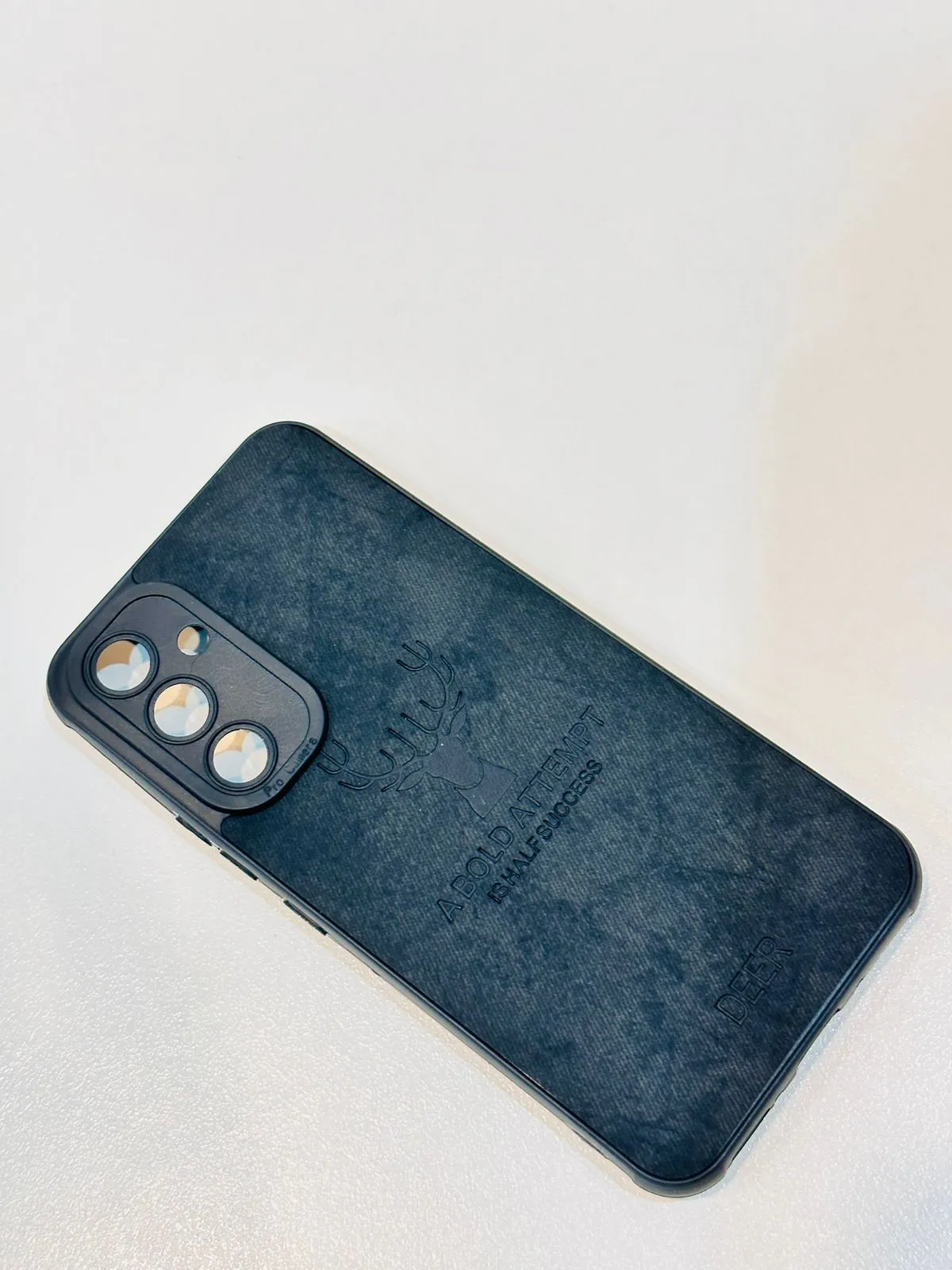 Samsung A34 Hybrid Soft TPU Deer Pattern Leather Shockproof Case Cover Samsung A34 Back Cover 6