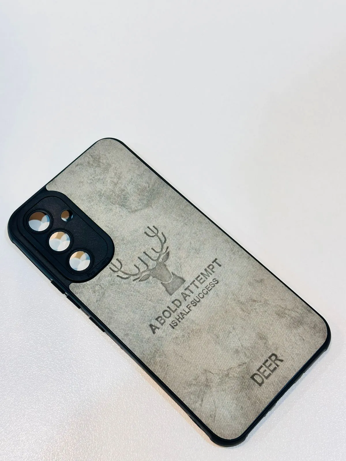 Samsung A34 Hybrid Soft TPU Deer Pattern Leather Shockproof Case Cover Samsung A34 Back Cover 8