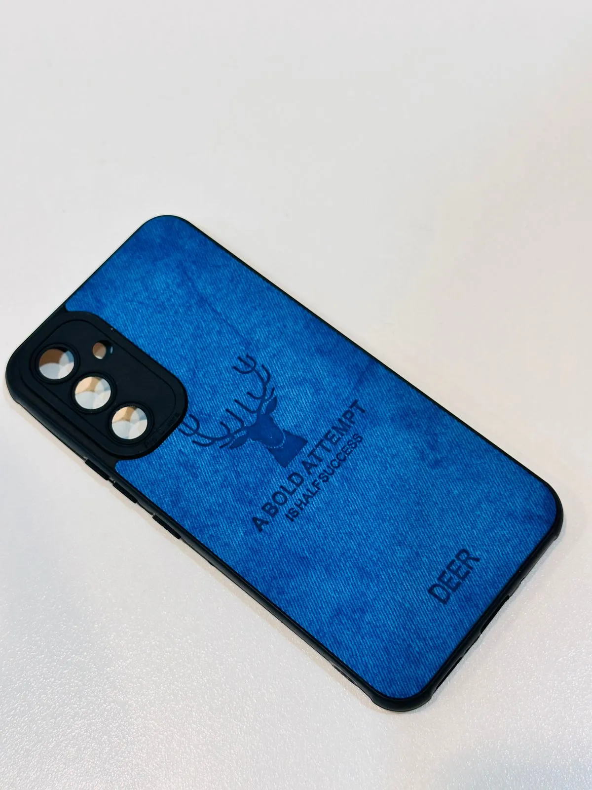 Samsung A54 Hybrid Soft TPU Deer Pattern Leather Shockproof Case Cover Samsung A54 Back Cover 4