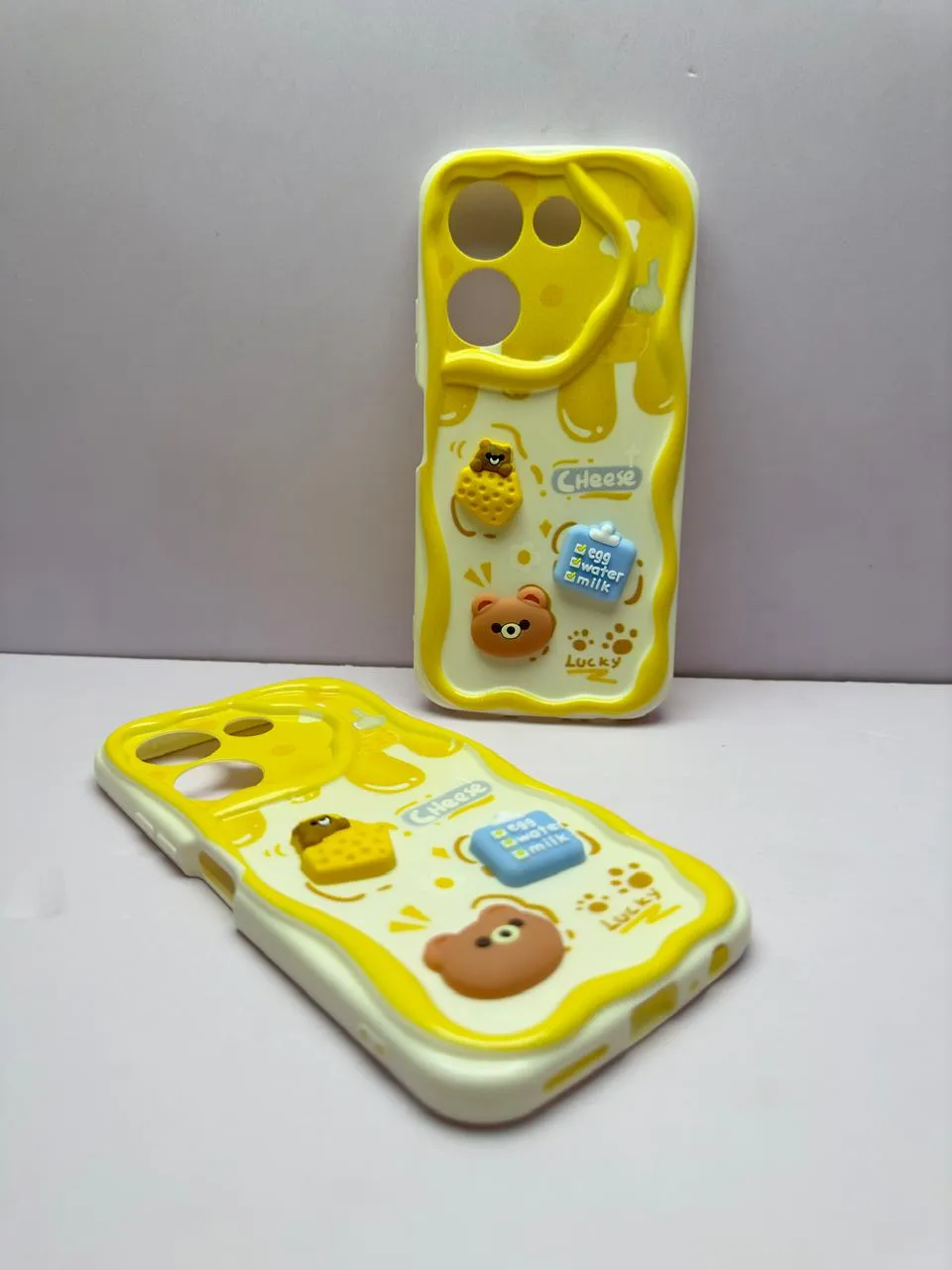 Tecno Camon 20 / Camon 20 Pro Back Cover Colorful Wavy Phone Cases Luxerey Back Cover Creative Lovely 3D Doll -Girls Back Cover 6