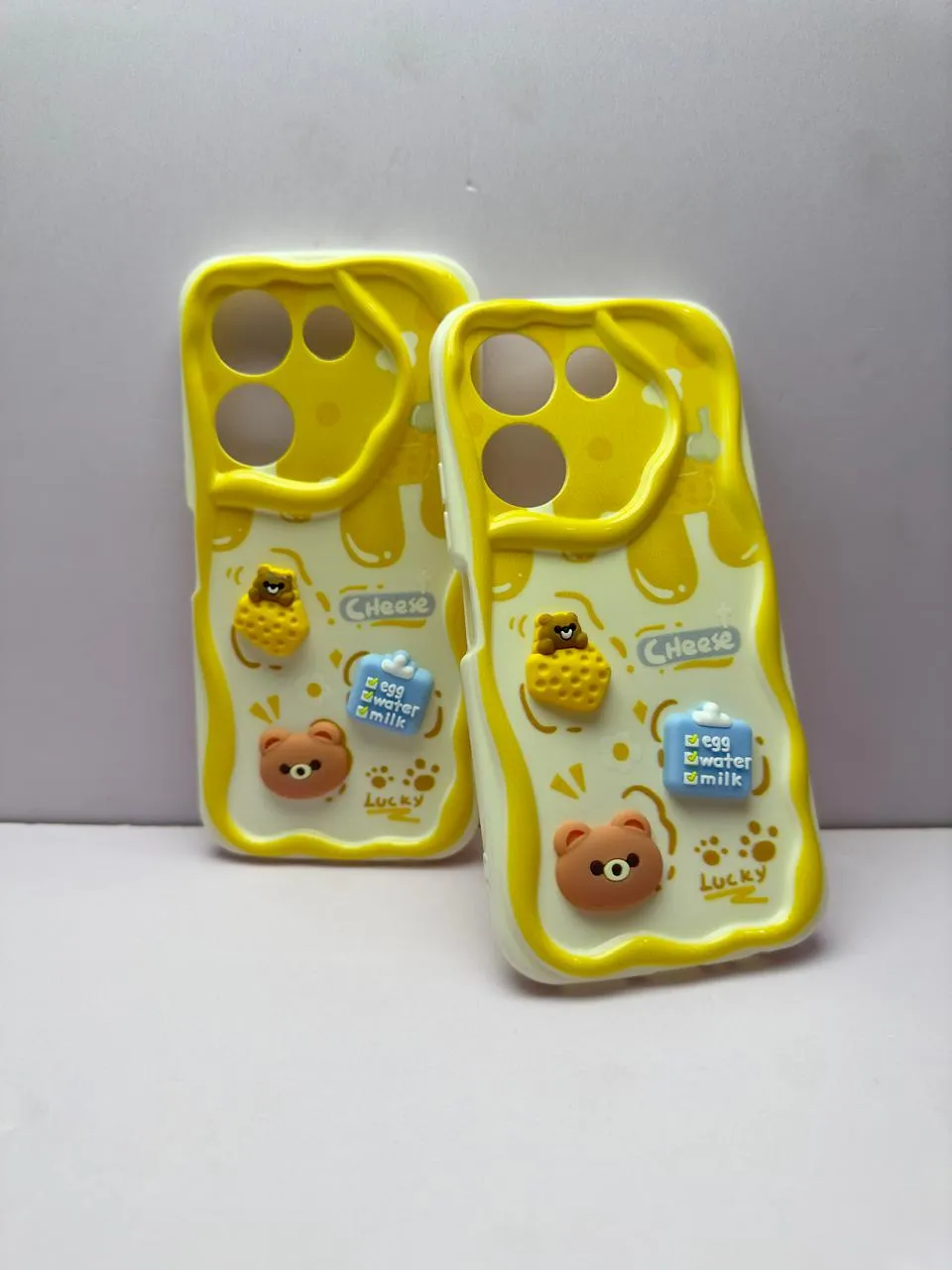 Tecno Camon 20 / Camon 20 Pro Back Cover Colorful Wavy Phone Cases Luxerey Back Cover Creative Lovely 3D Doll -Girls Back Cover 7