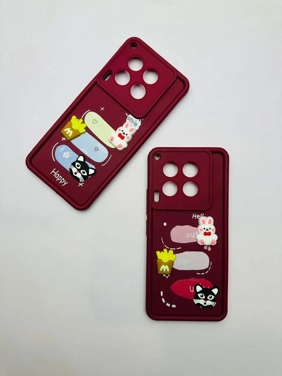 Tecno Camon 30 Girls Back Cover Luxerey Back Cover Creative Lovely 3D Doll Tecno Camon 30 Dolls Case 5
