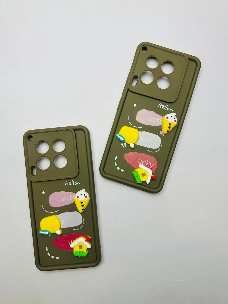 Tecno Camon 30 Girls Back Cover Luxerey Back Cover Creative Lovely 3D Doll Tecno Camon 30 Dolls Case 7