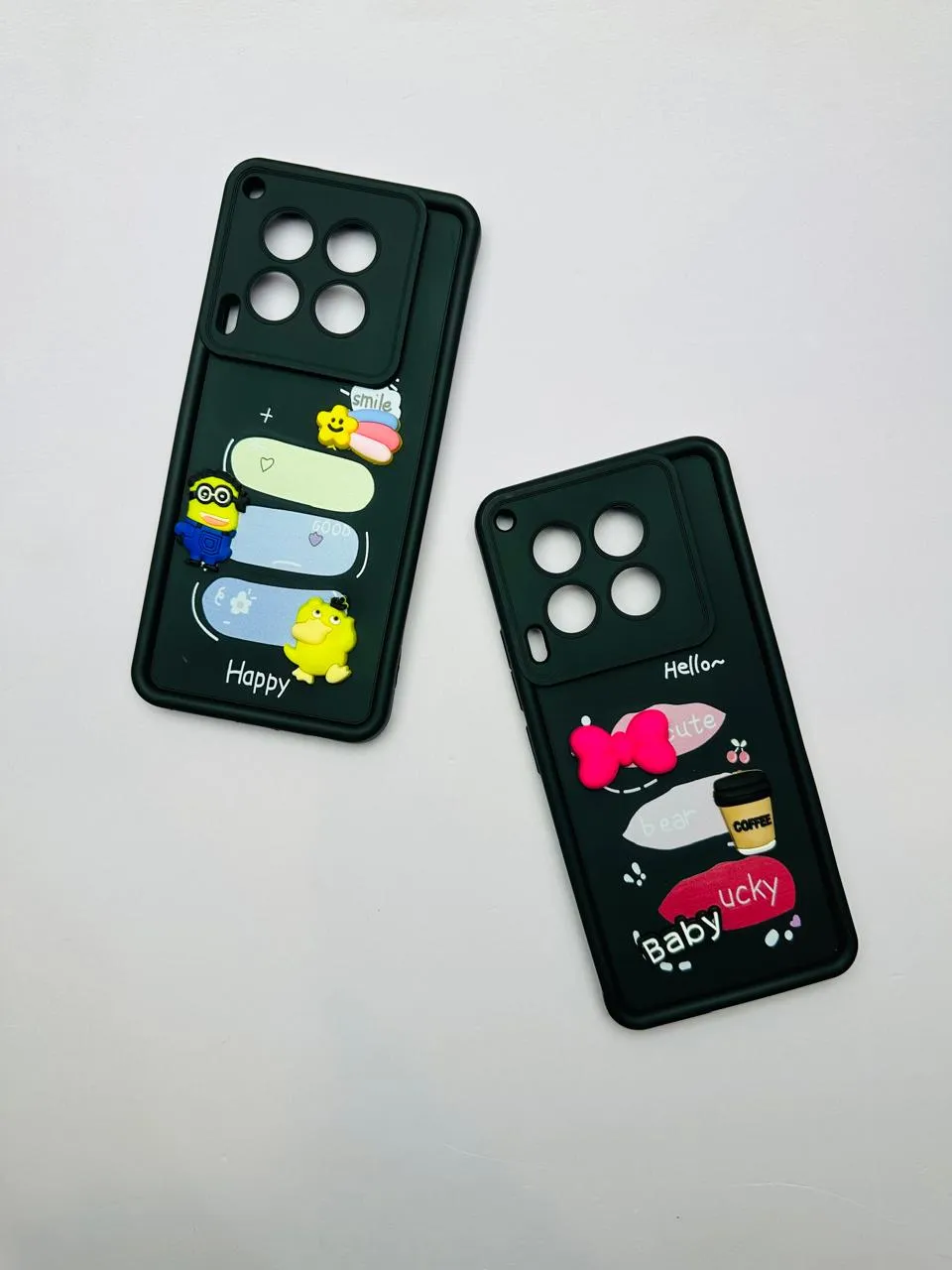 Tecno Camon 30 Girls Back Cover Luxerey Back Cover Creative Lovely 3D Doll Tecno Camon 30 Dolls Case 8