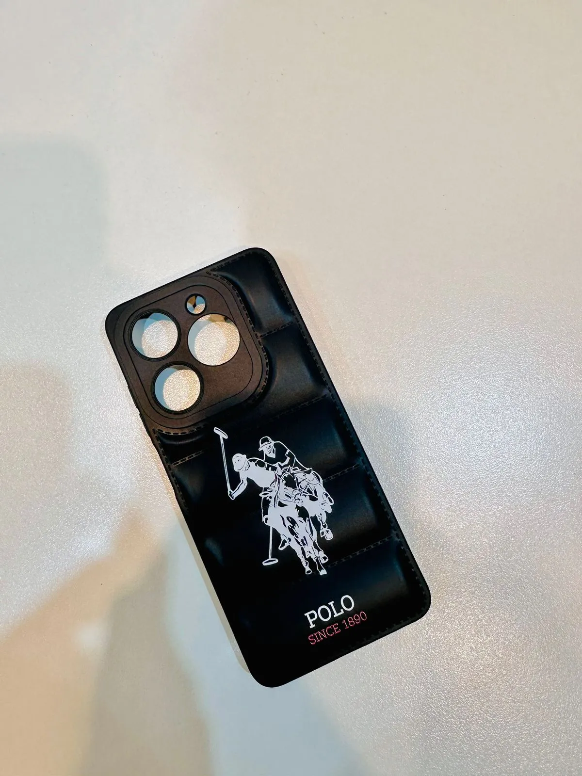 Tecno Pop 8 Back Covers Premium Soft Silicon Puffer Case New Elegant Designs 4