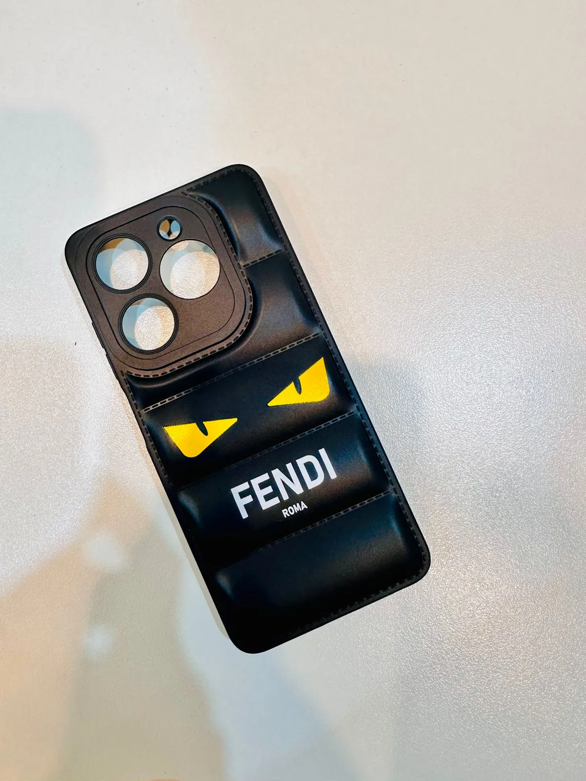 Tecno Pop 8 Back Covers Premium Soft Silicon Puffer Case New Elegant Designs 5