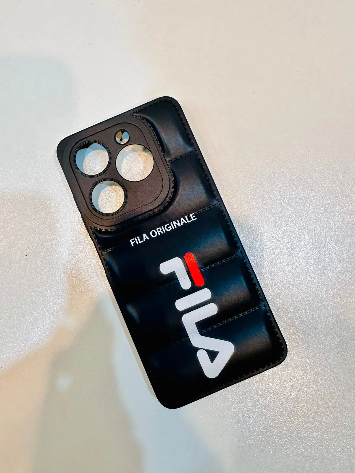 Tecno Pop 8 Back Covers Premium Soft Silicon Puffer Case New Elegant Designs 7