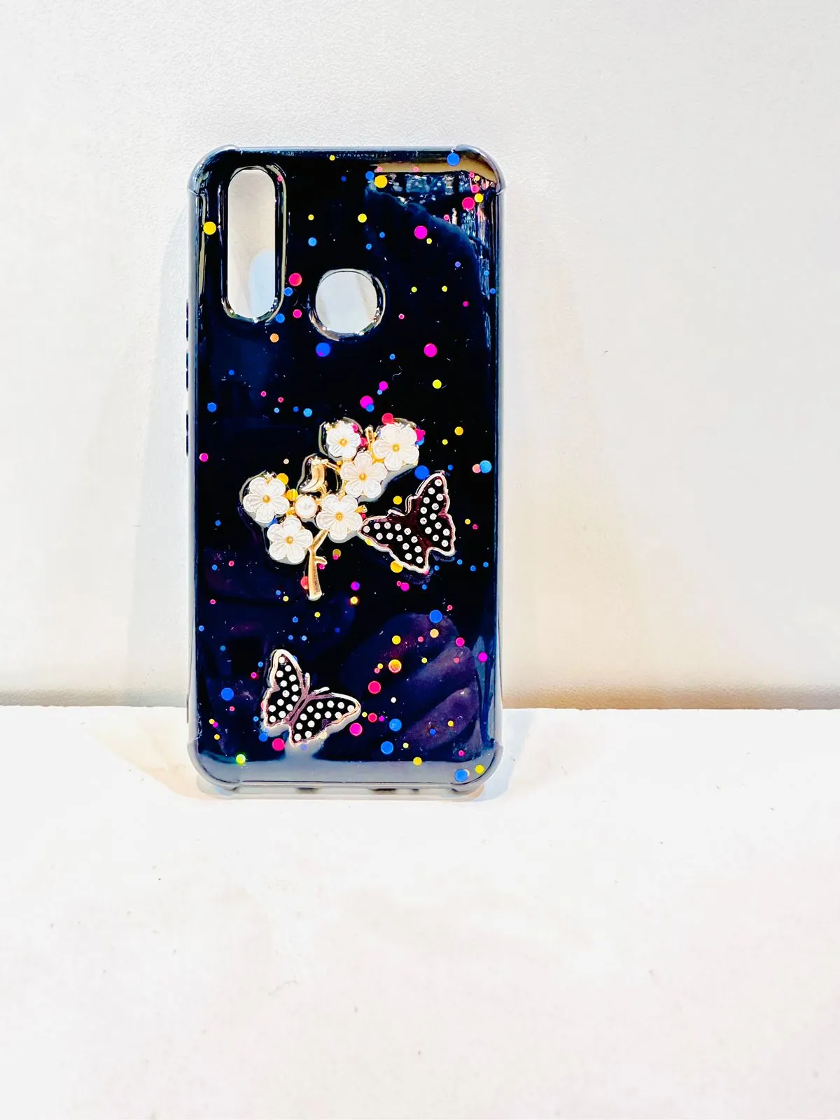 Vivo Y11 / Y12 / Y15 / Y17 Back Cover Girls Back Cover Fancy Flower Butterfly Covers-Vivo Y11 / Y12 / Y15 / Y17 Back Case 12