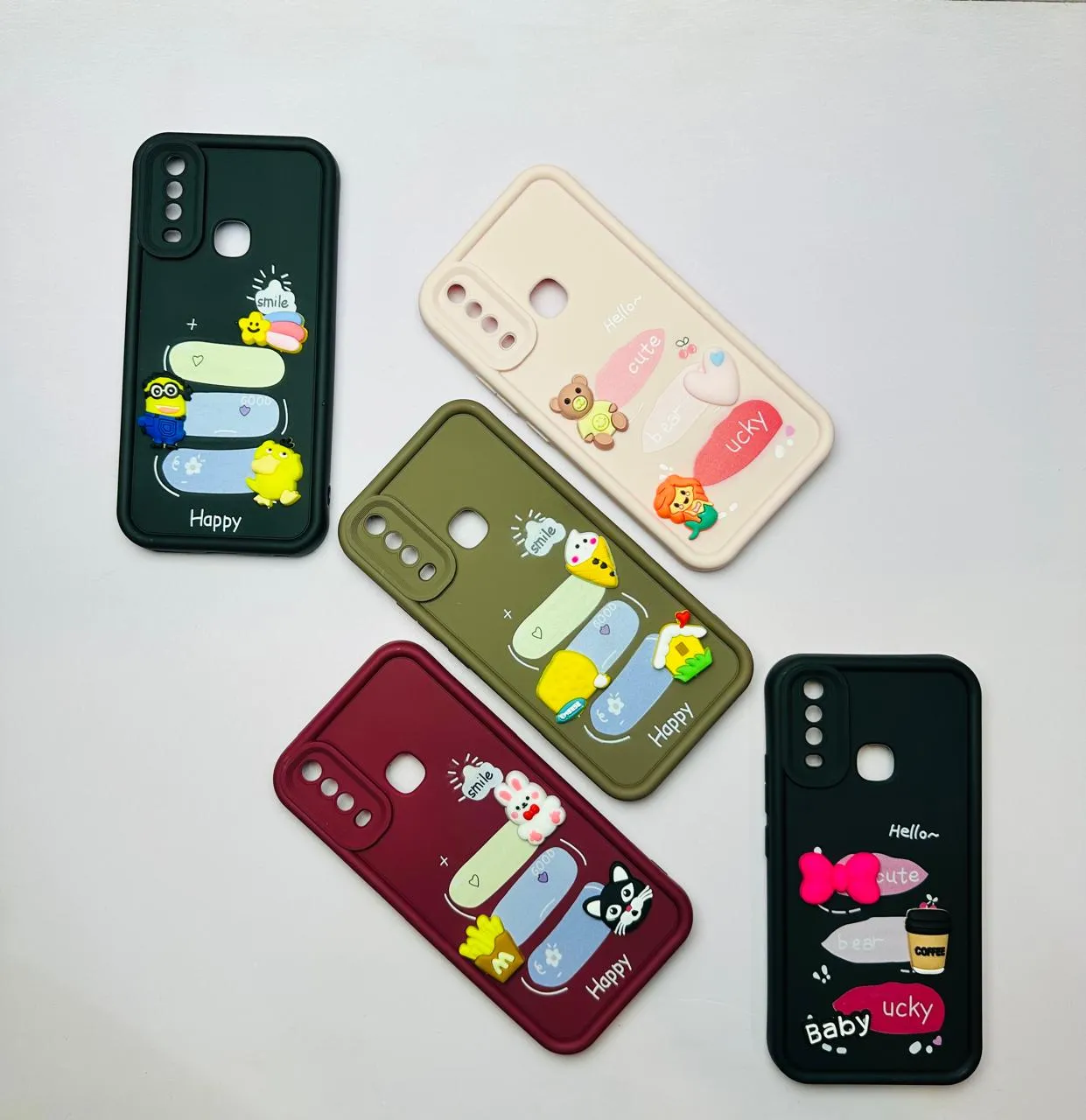 Lahore Mobile Case for Vivo Y11 | Y12 | Y15 | Y17 Girls Back Cover - Luxerey Back Cover - Creative Lovely 3D Doll - Vivo Y11 | Y12 | Y15 | Y17 Dolls Case