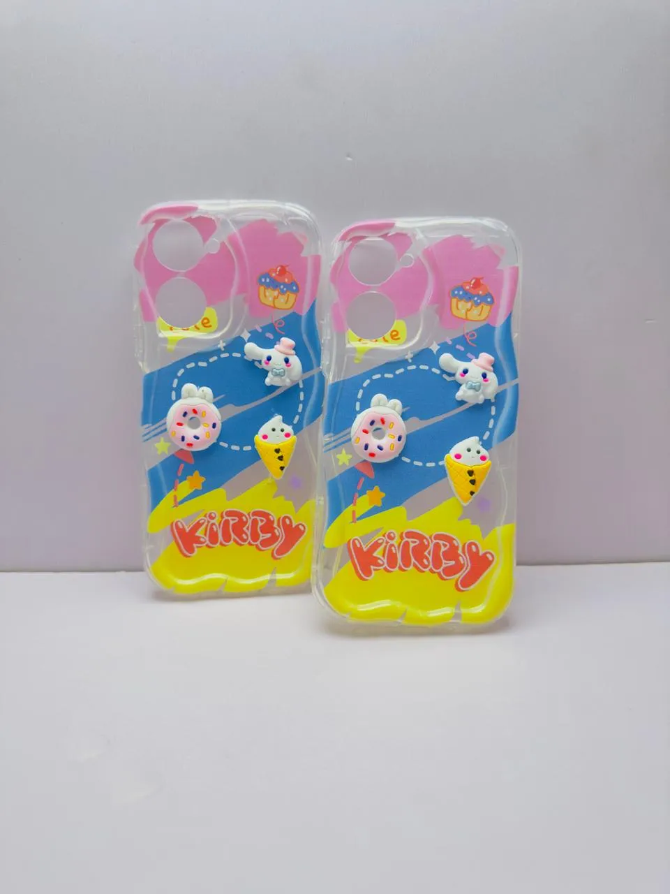 Vivo Y18 Back Cover Colorful Wavy Phone Cases Luxerey Back Cover Creative Lovely 3D Doll -Girls Back Cover 6