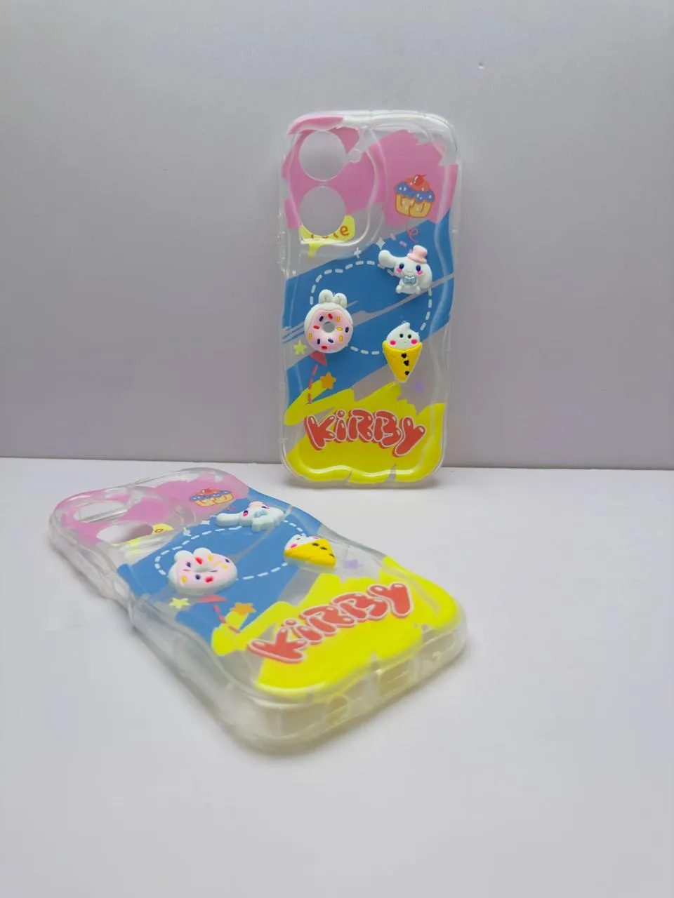 Vivo Y18 Back Cover Colorful Wavy Phone Cases Luxerey Back Cover Creative Lovely 3D Doll -Girls Back Cover 7