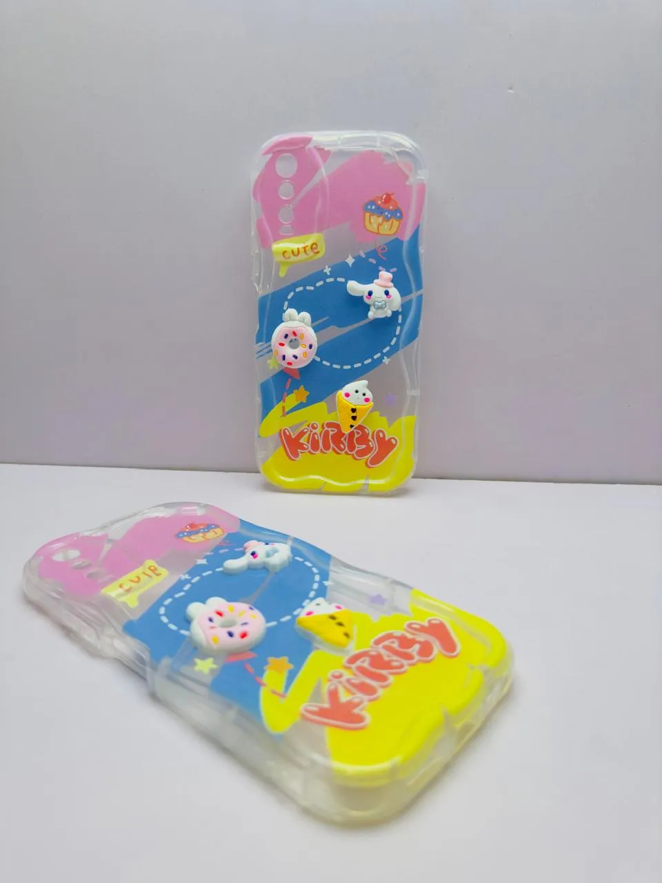 Vivo Y20 / Y12S Y12A / Y20i Y20S Y20S Back Cover Colorful Wavy Phone Cases Luxerey Back Cover Creative Lovely 3D Doll -Girls Back Cover 4