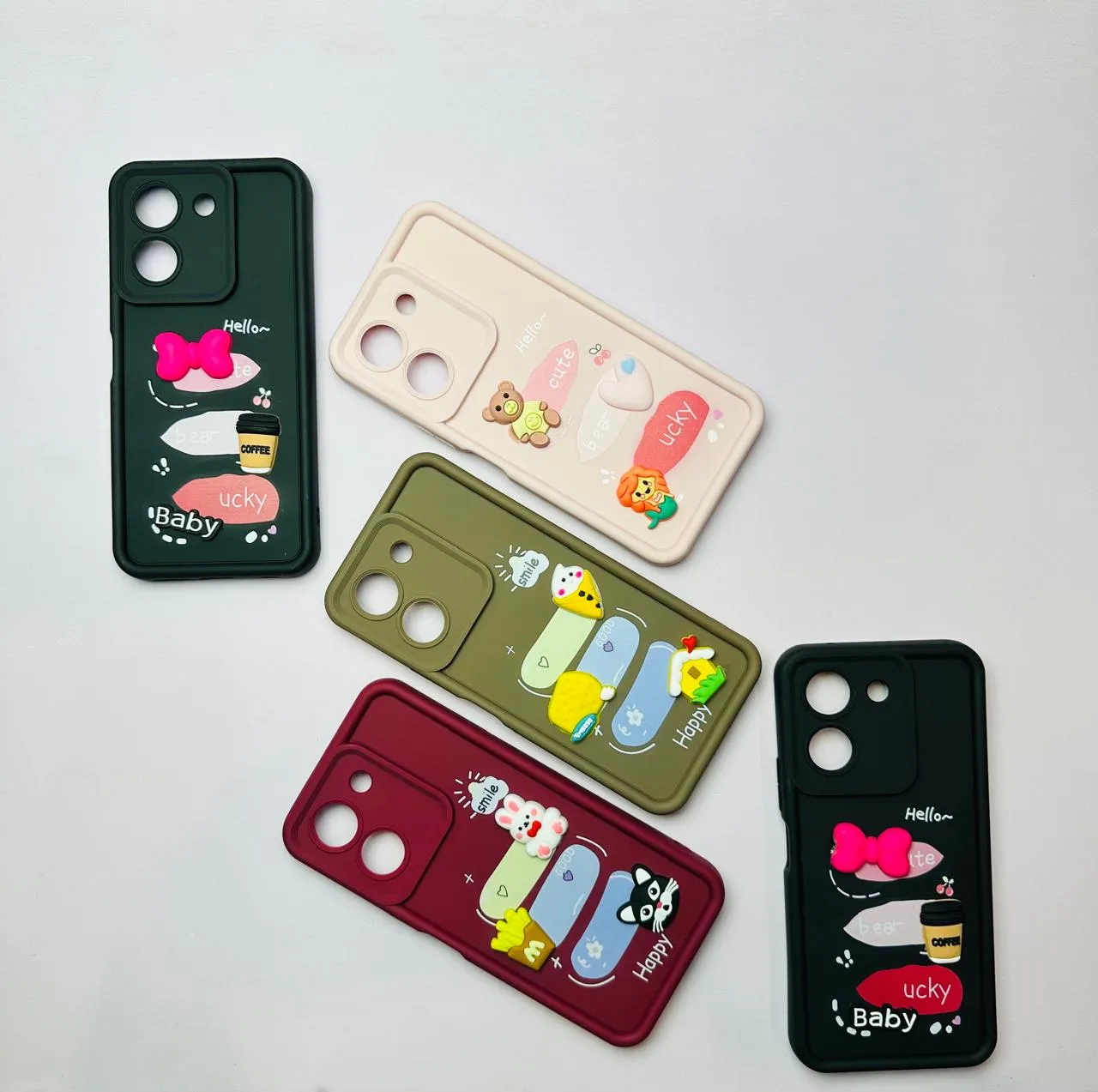 Lahore Mobile Case for Vivo Y36 (4G) Girls Back Cover - Luxerey Back Cover - Creative Lovely 3D Doll - Vivo Y36 (4G) Dolls Case