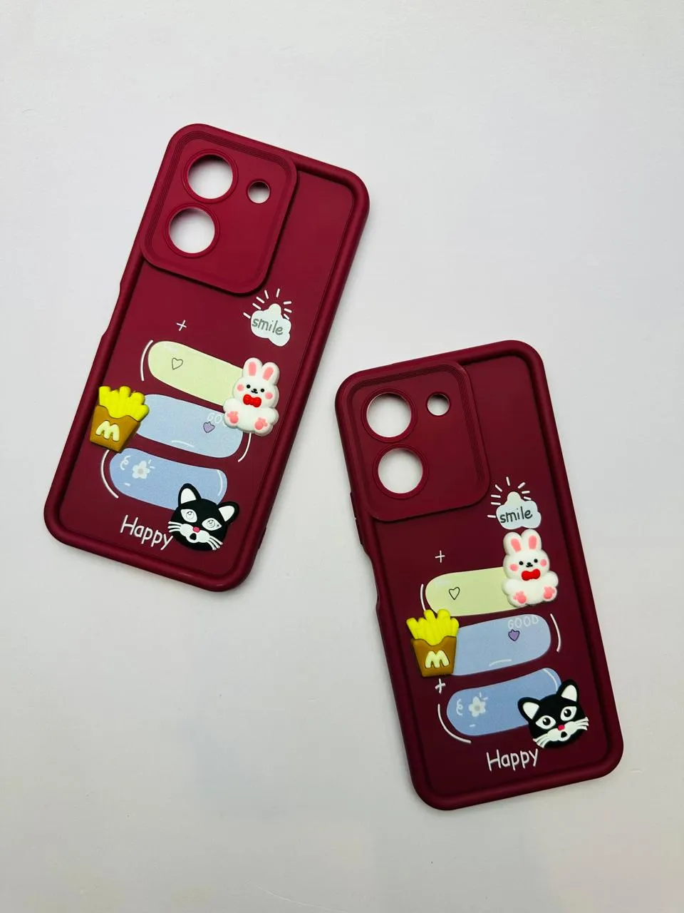 Vivo Y36 (4G) Girls Back Cover Luxerey Back Cover Creative Lovely 3D Doll Vivo Y36 (4G) Dolls Case 3