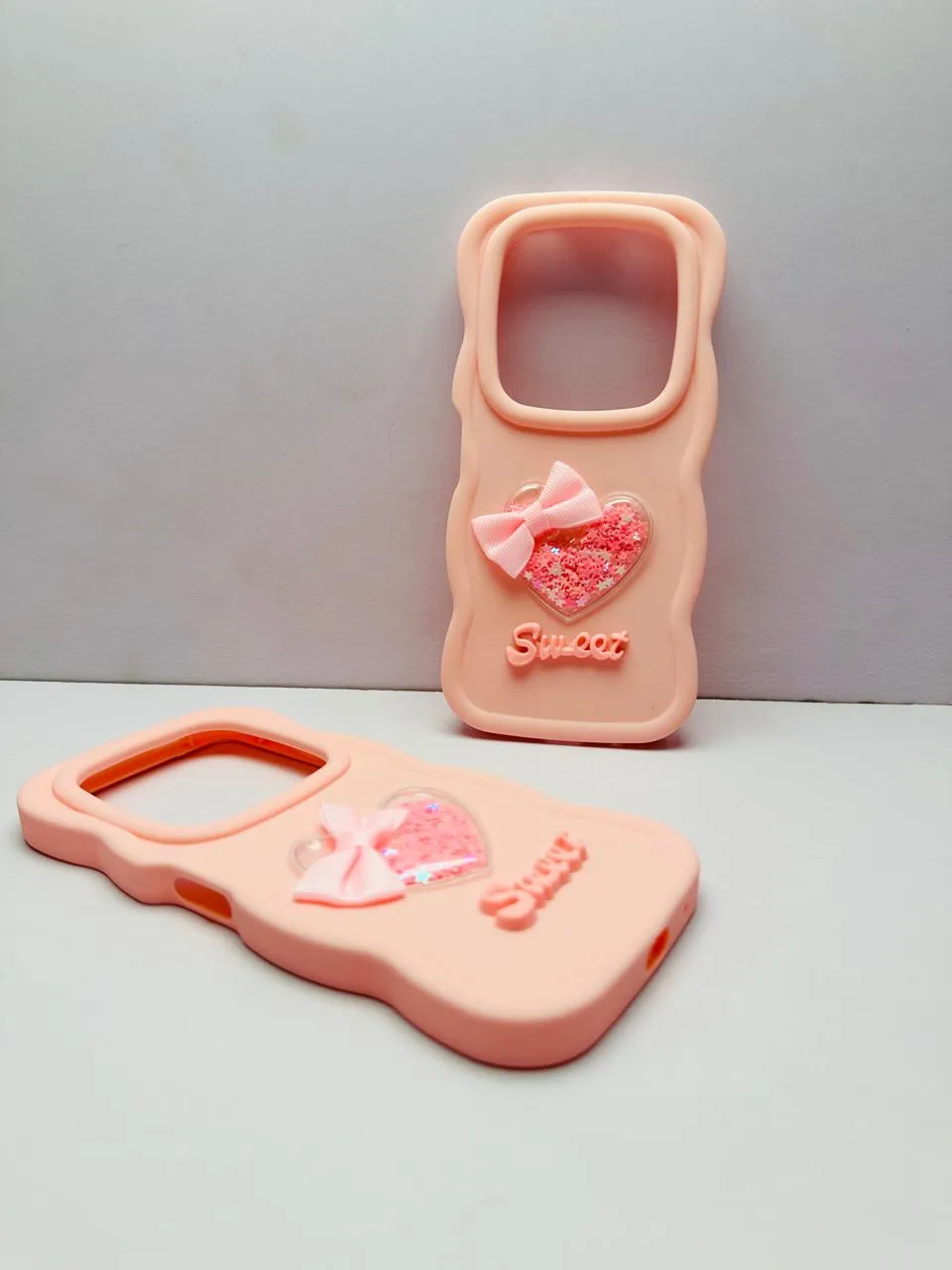 Redmi A3, A3x 3D Doll Girls Back Cover Luxury Silicone Case with Shock Absorption and Raised Edges 3