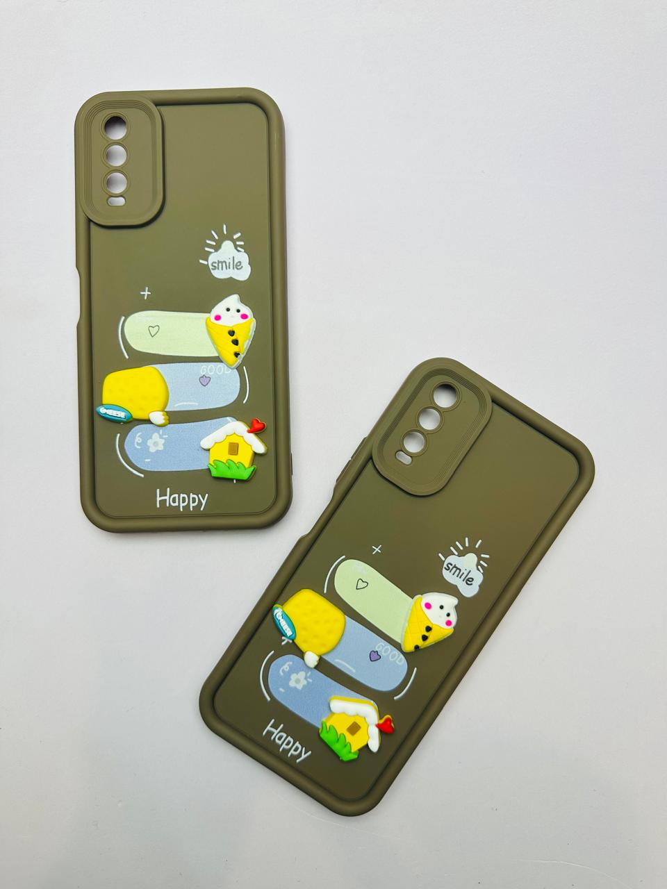 Lahore Mobile Pouch 3D Doll Luxury Back Cover for Vivo Y20, Y12A, Y12S, Y20i, Y20S, Y20 2021 Soft Silicone Protective Case for Girls, Shock Absorption, Precise Cutouts, Cute and Stylish Design 6