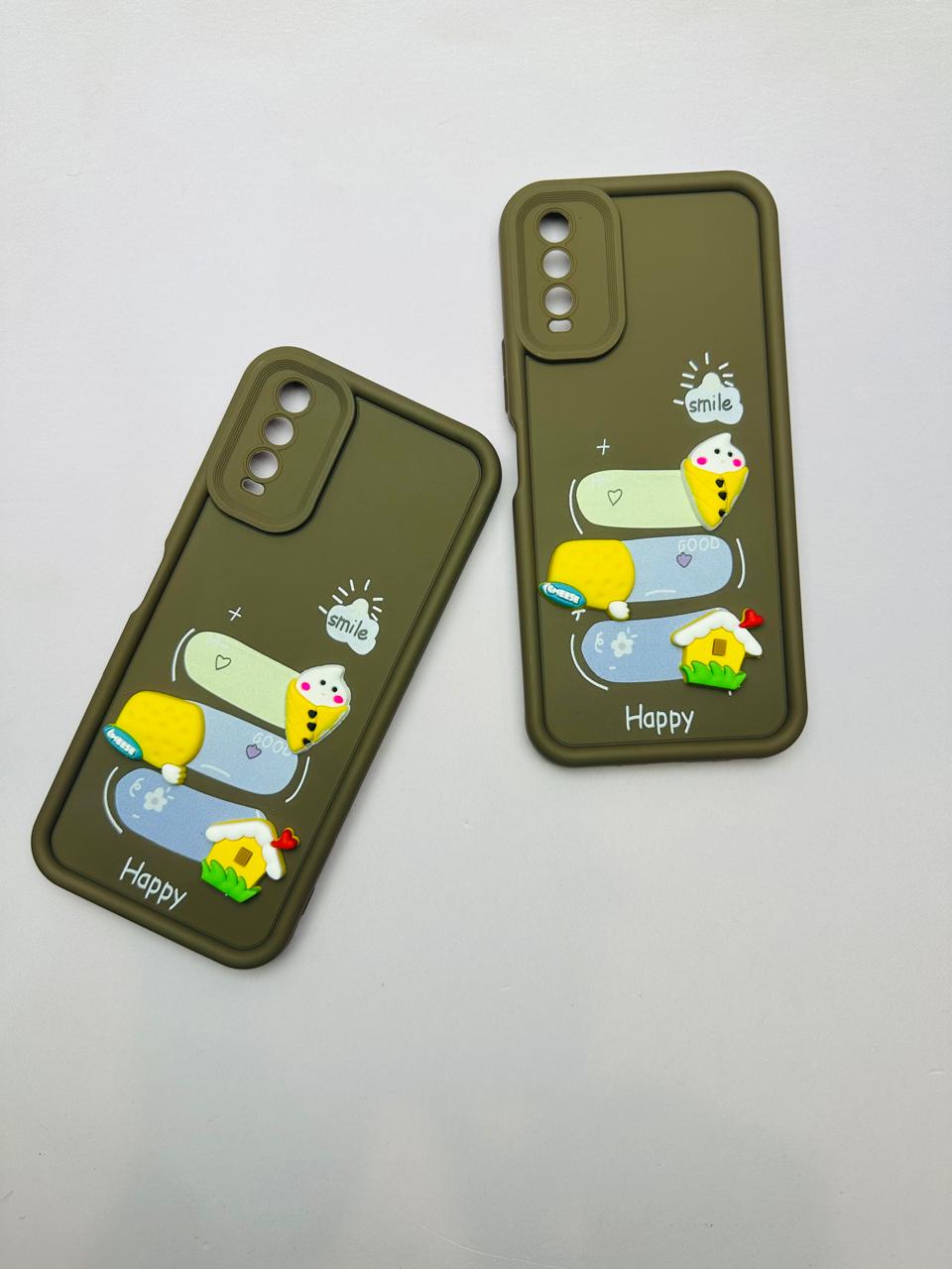 Lahore Mobile Pouch 3D Doll Luxury Back Cover for Vivo Y20, Y12A, Y12S, Y20i, Y20S, Y20 2021 Soft Silicone Protective Case for Girls, Shock Absorption, Precise Cutouts, Cute and Stylish Design 7