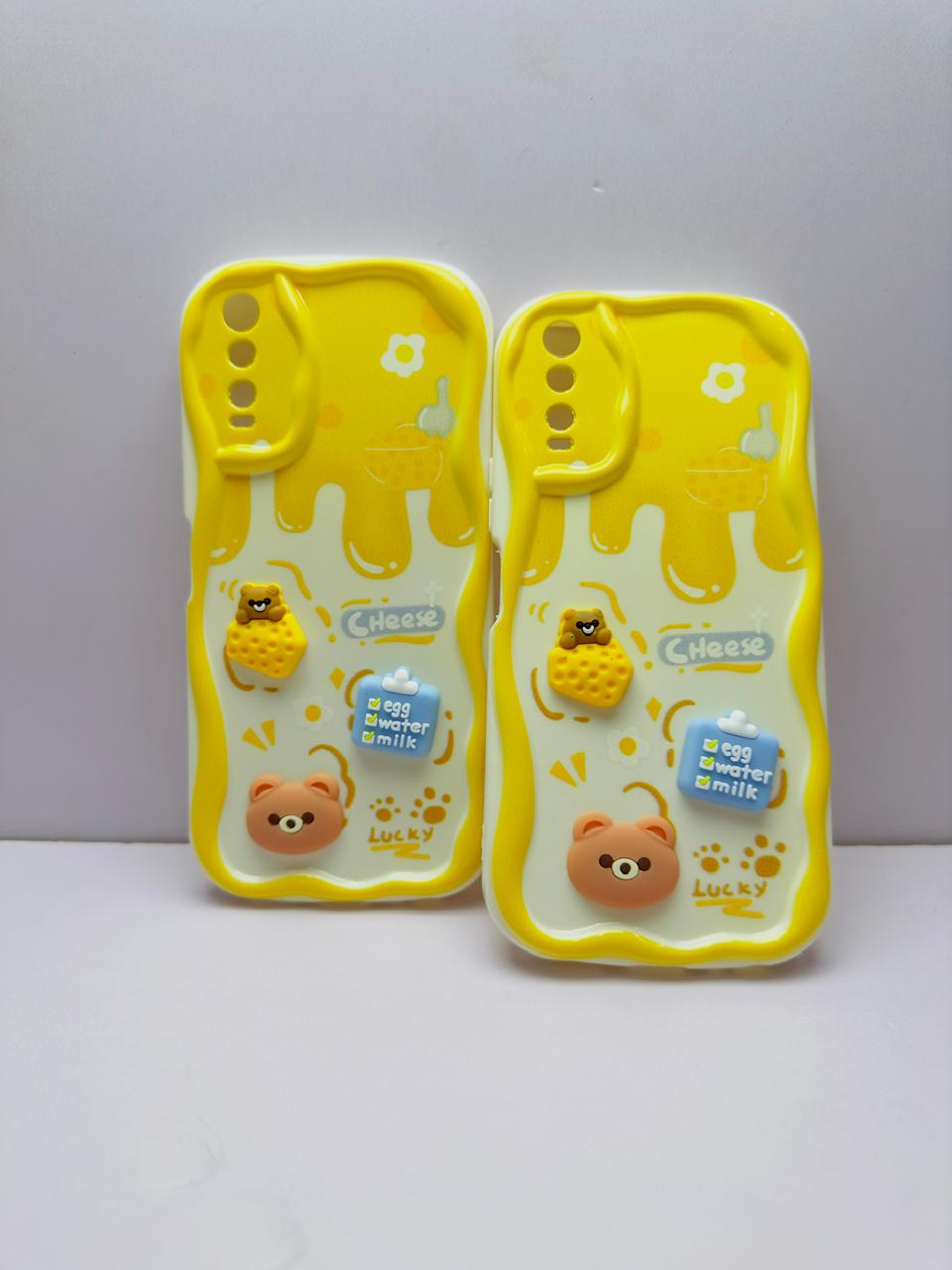 Lahore Mobile Pouch 3D Doll Luxury Back Cover for Vivo Y20, Y12A, Y12S, Y20i, Y20S, Y20 2021 Soft Silicone Protective Case for Girls, Shock Absorption, Precise Cutouts, Cute and Stylish Design 10