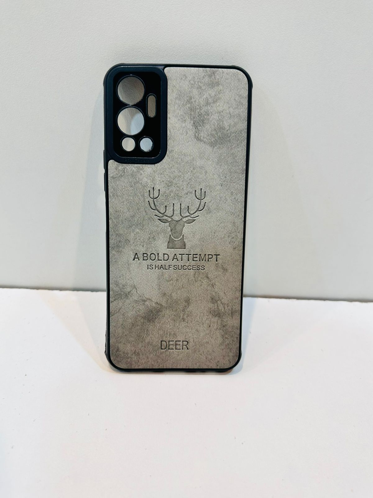 Lahore Mobile Pouch For Infinix Hot 12 Hybrid Soft TPU Deer Pattern Leather Shockproof Case Cover - Infinix Hot 12 Back Cover 2