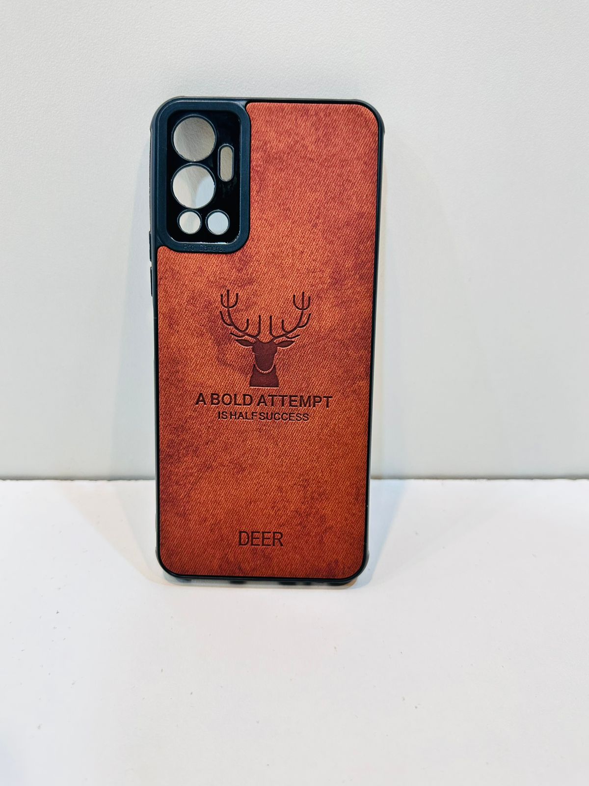 Lahore Mobile Pouch For Infinix Hot 12 Hybrid Soft TPU Deer Pattern Leather Shockproof Case Cover - Infinix Hot 12 Back Cover 5