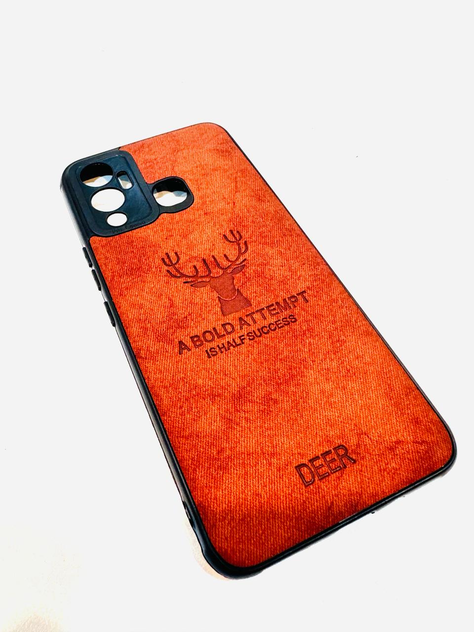 Lahore Mobile Pouch For Infinix Hot 12 Play Hybrid Soft TPU Deer Pattern Leather Shockproof Case Cover - Infinix Hot 12 Play Back Cover 4